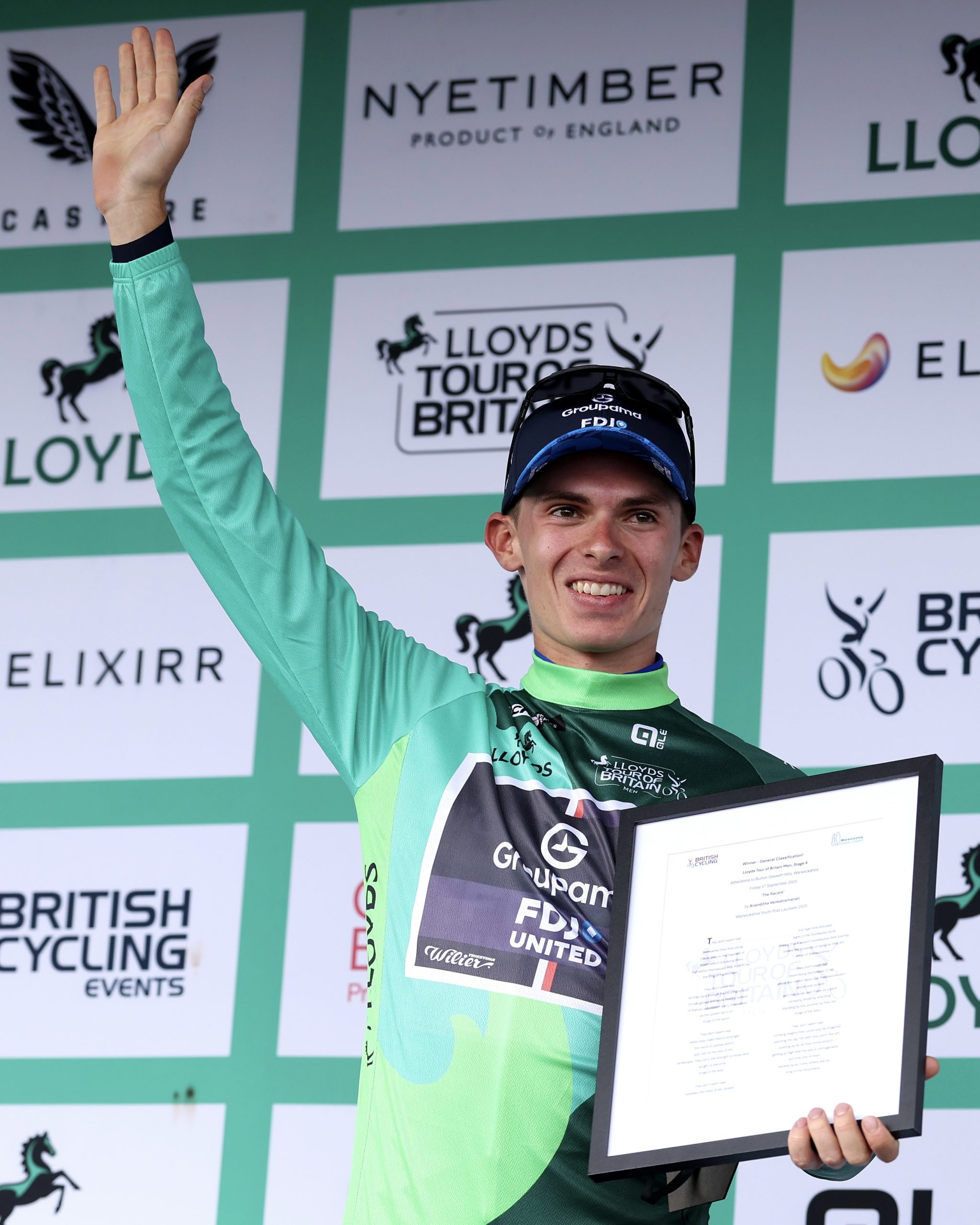 Romain Grégoire é o novo camisola verde do Tour of Britain