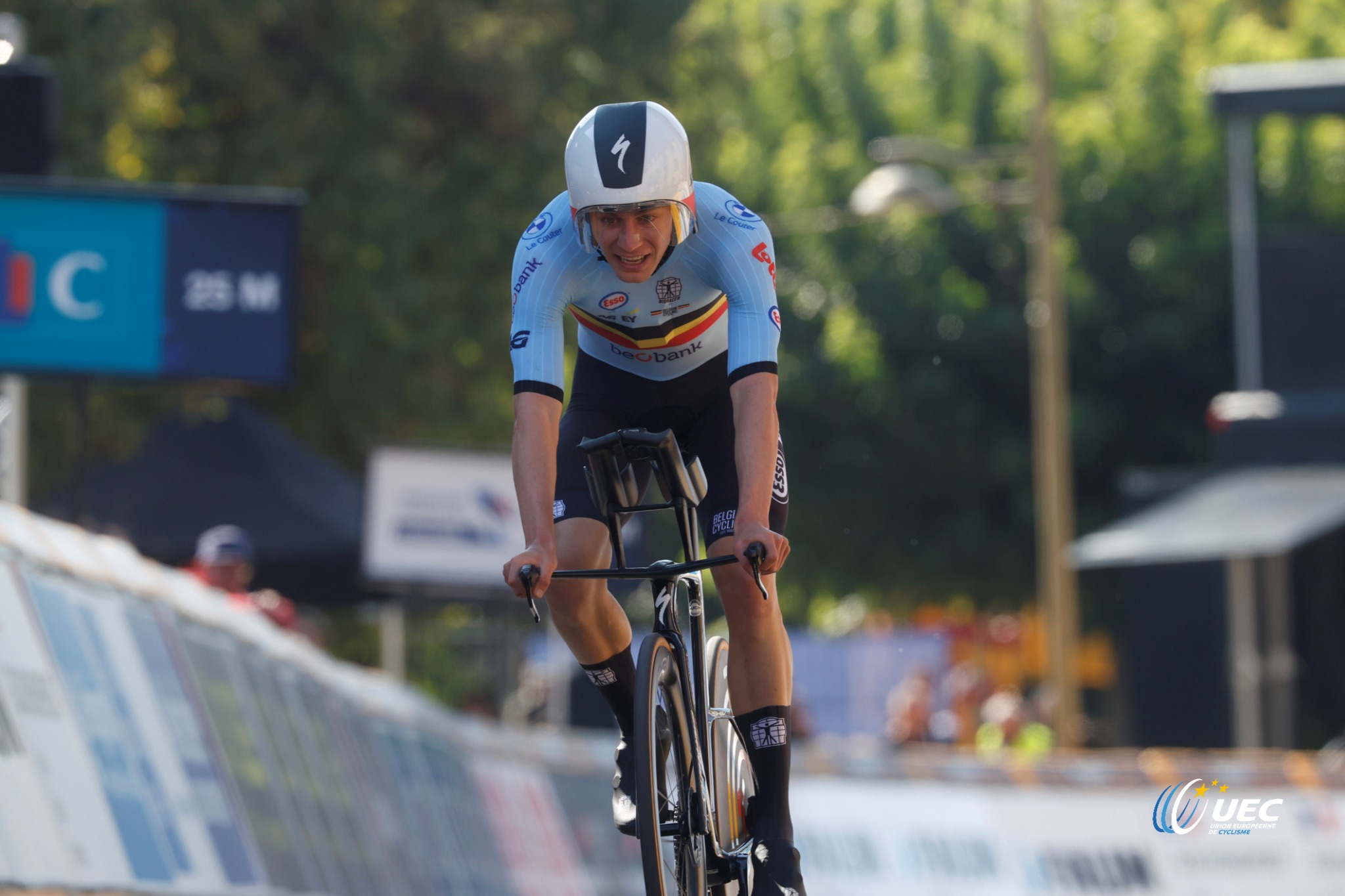 Jonathan Vervenne deu novo Ouro à Bélgica no contrarrelógio dos Sub-23 masculinos