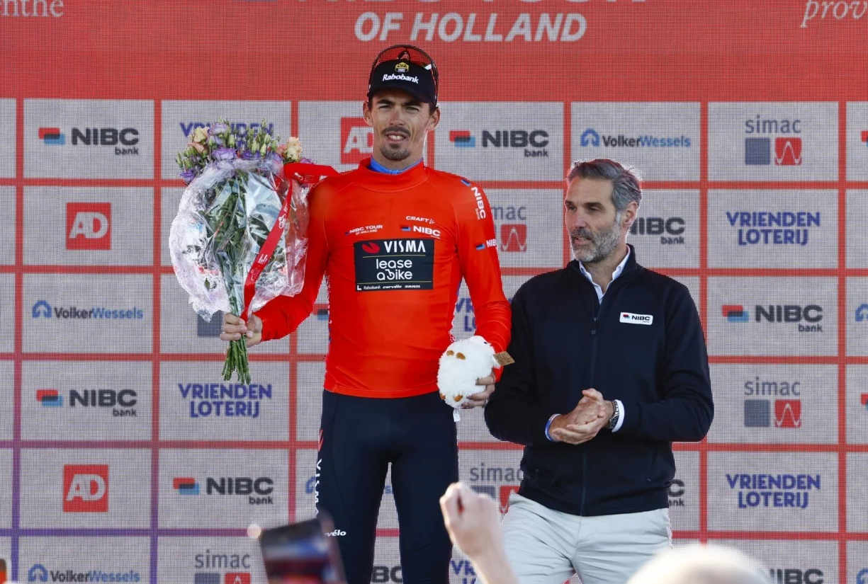 Christophe Laporte é o novo camisola vermelha do NIBC Tour of Holland