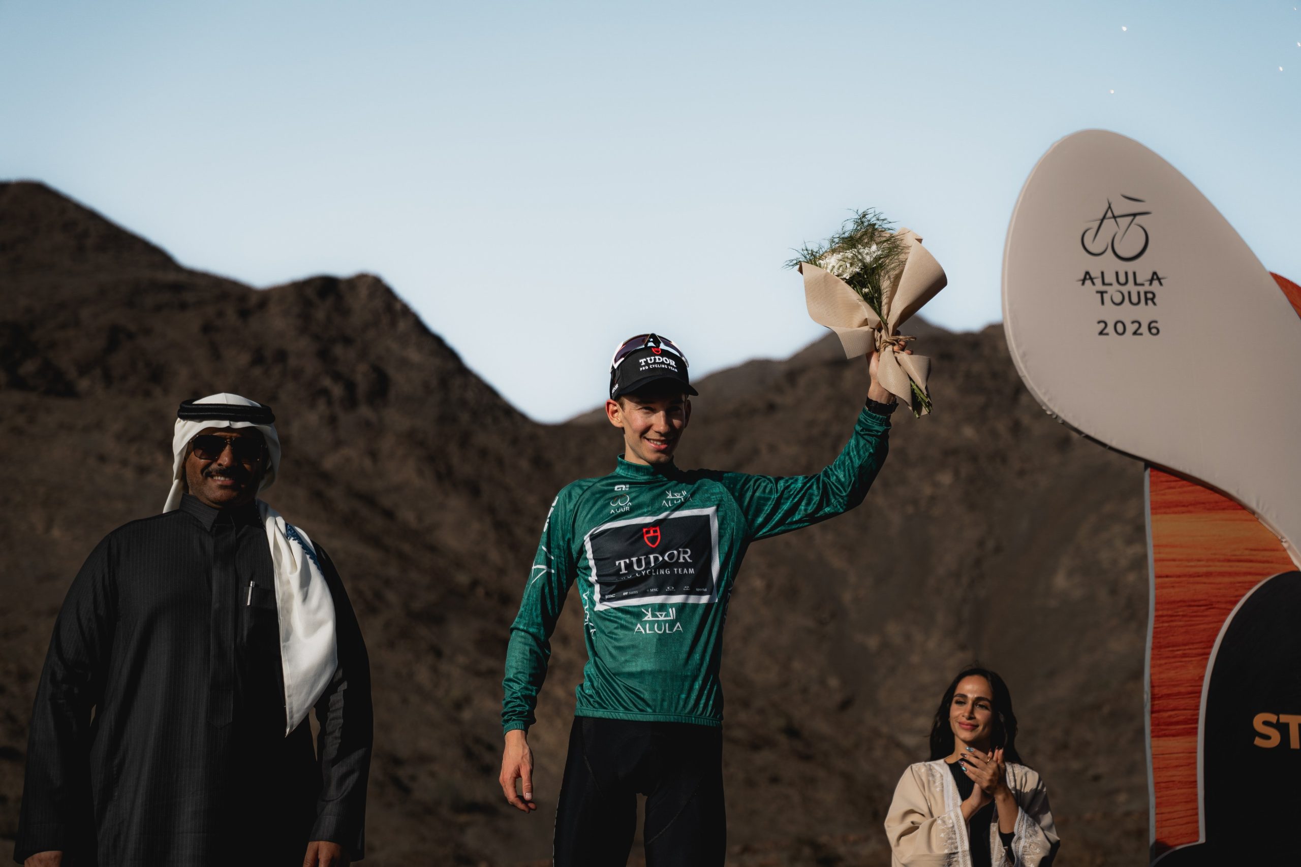 Yannis Voisard é o novo camisola verde do AlUla Tour