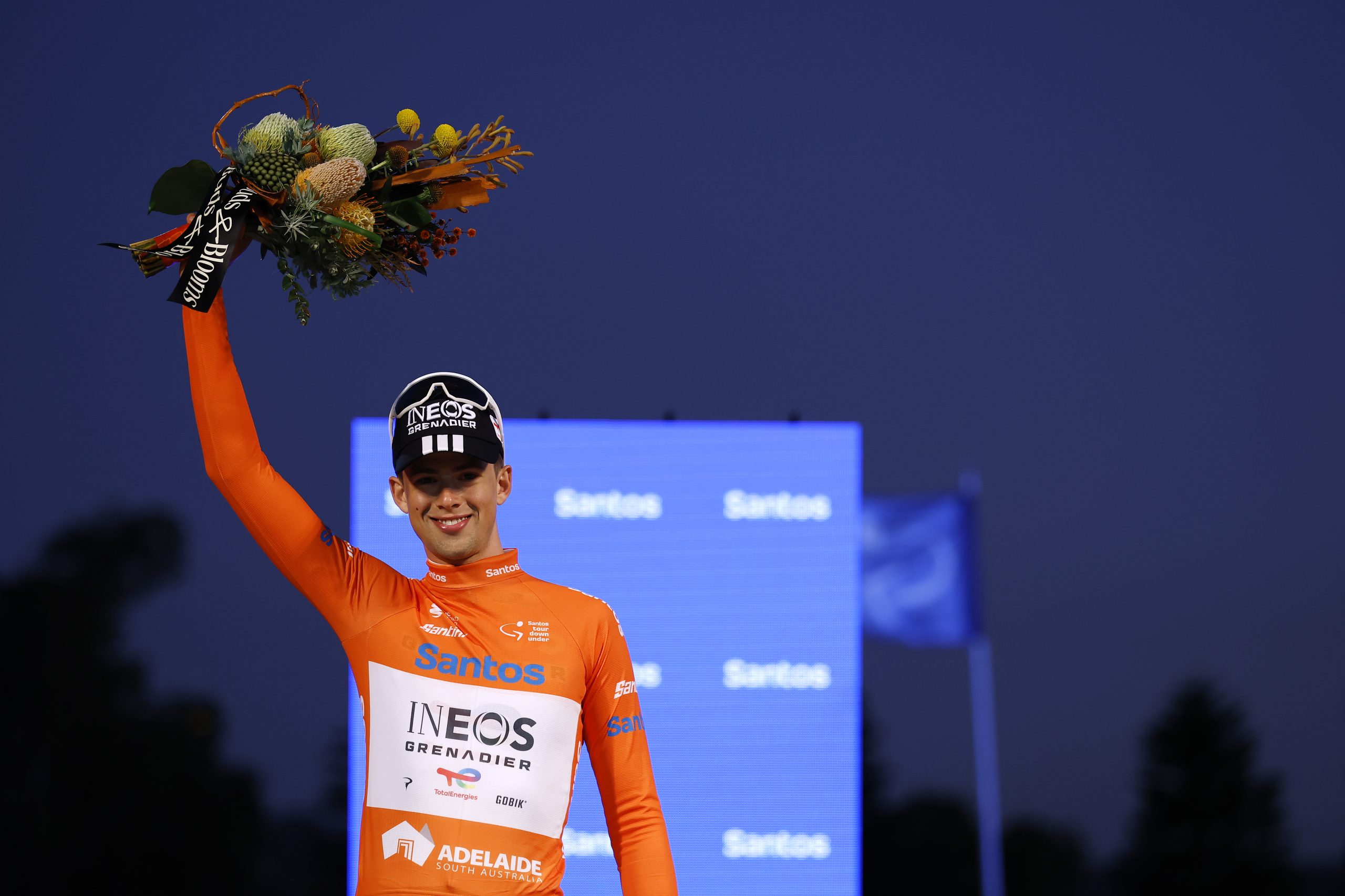 Sam Watson é o primeiro camisola laranja do Tour Down Under