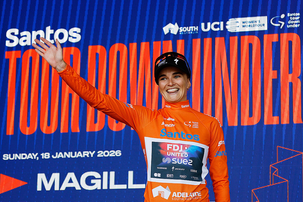 Ally Wollaston manteve a camisola laranja do Tour Down Under Women