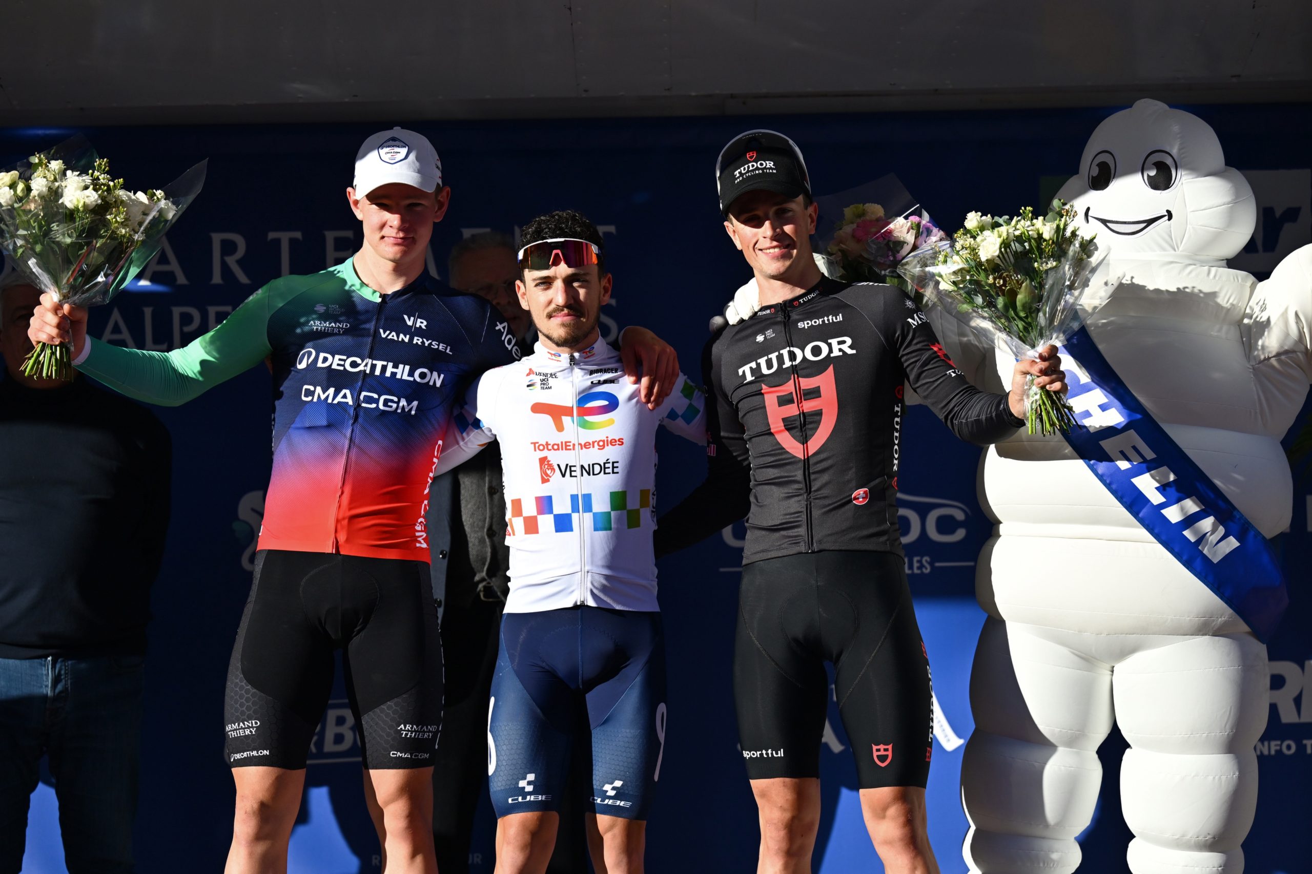 O pódio da Classic Var com Tord Gudmestad, Jason Tesson e Rick Pluimers