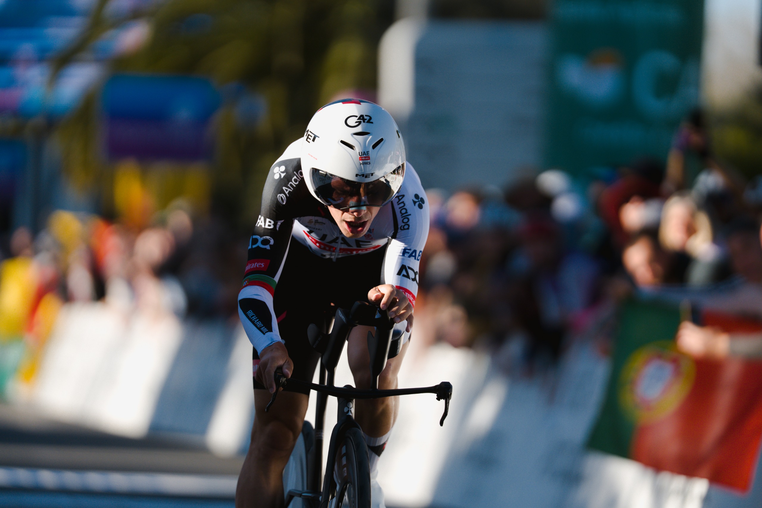 João Almeida completou o top10 do contrarrelógio da Volta ao Algarve (Foto: Rodrigo Rodrigues / FPC)