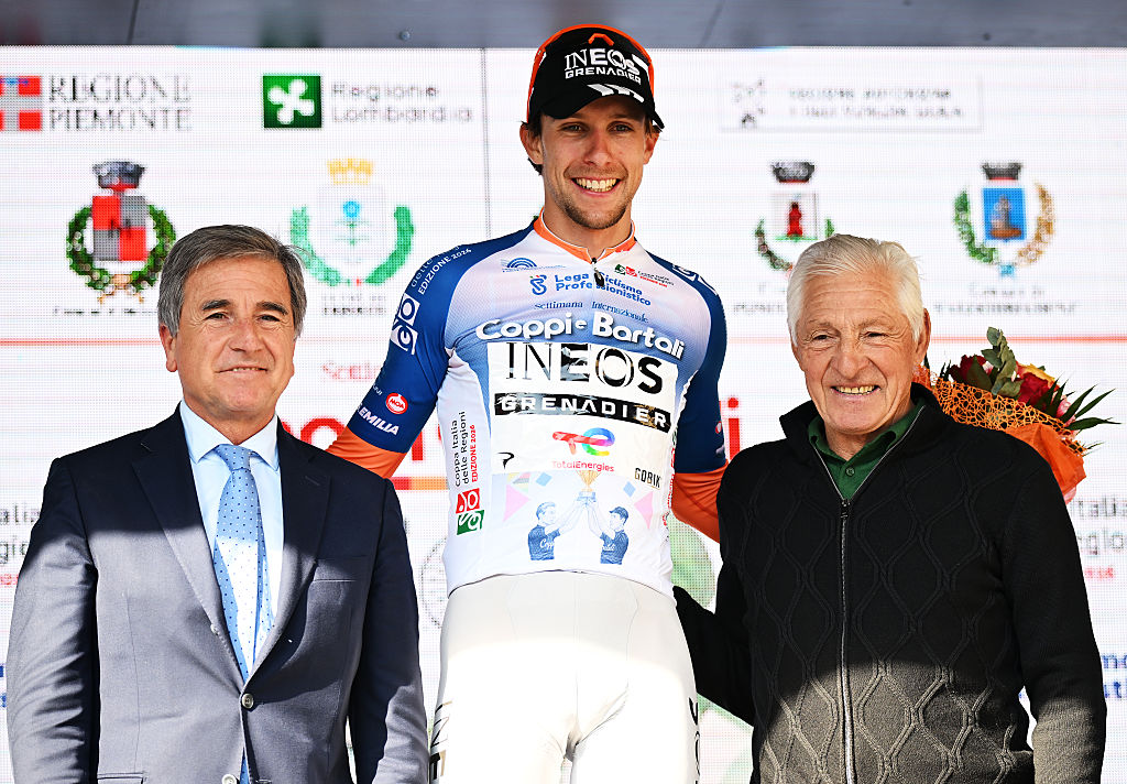 Axel Laurance é o novamente o camisola azul da Coppi e Bartali