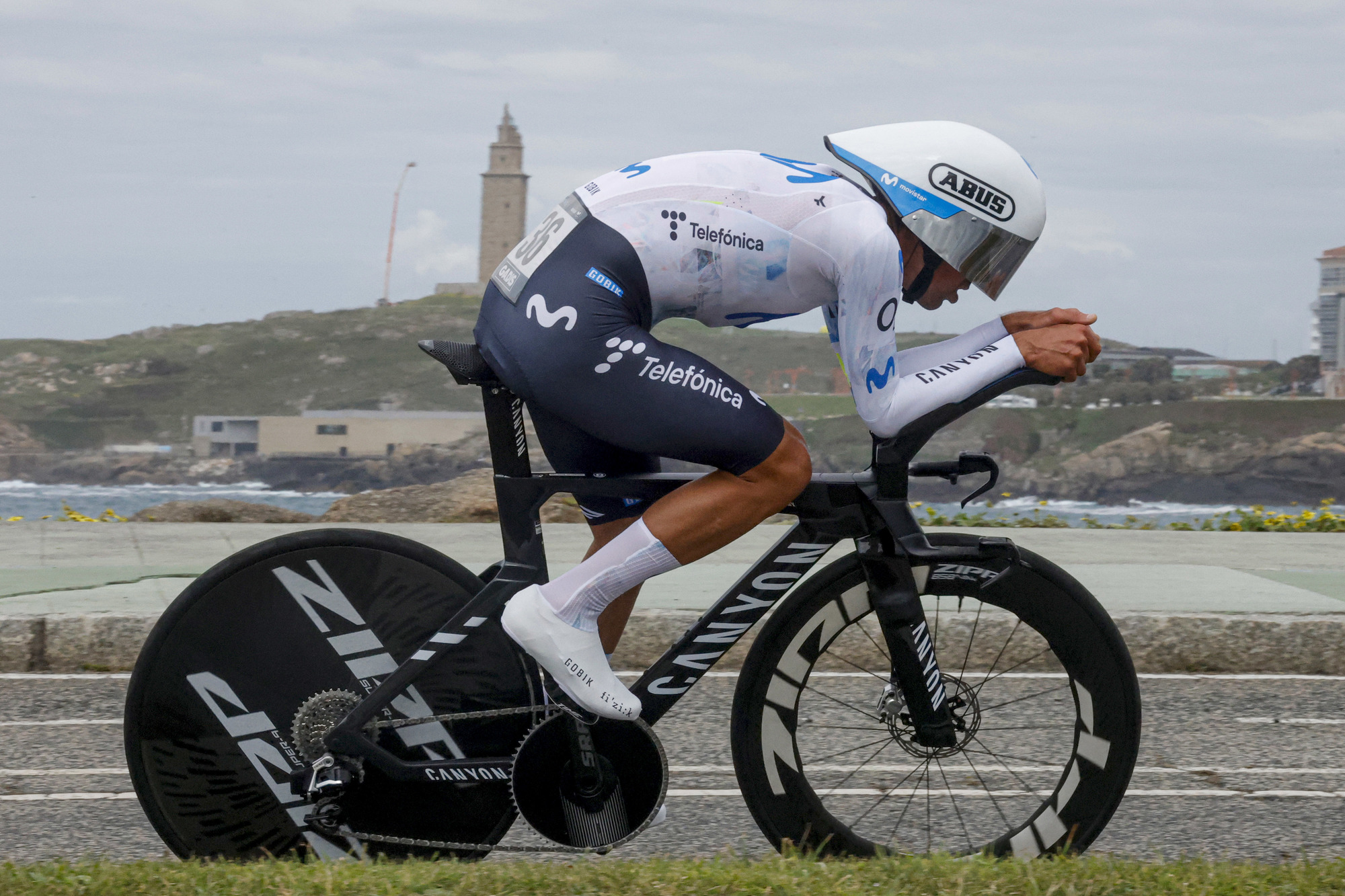Nelson Oliveira regressa com um top3 no contrarrelógio d'O Gran Camiño (Foto: SprintCyclingAgency)