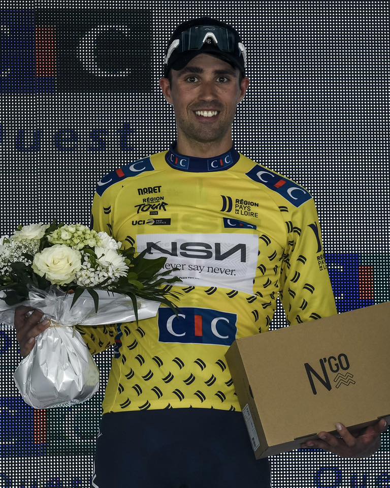 Ethan Vernon é o primeiro camisola amarela da Région Pays de la Loire Tour