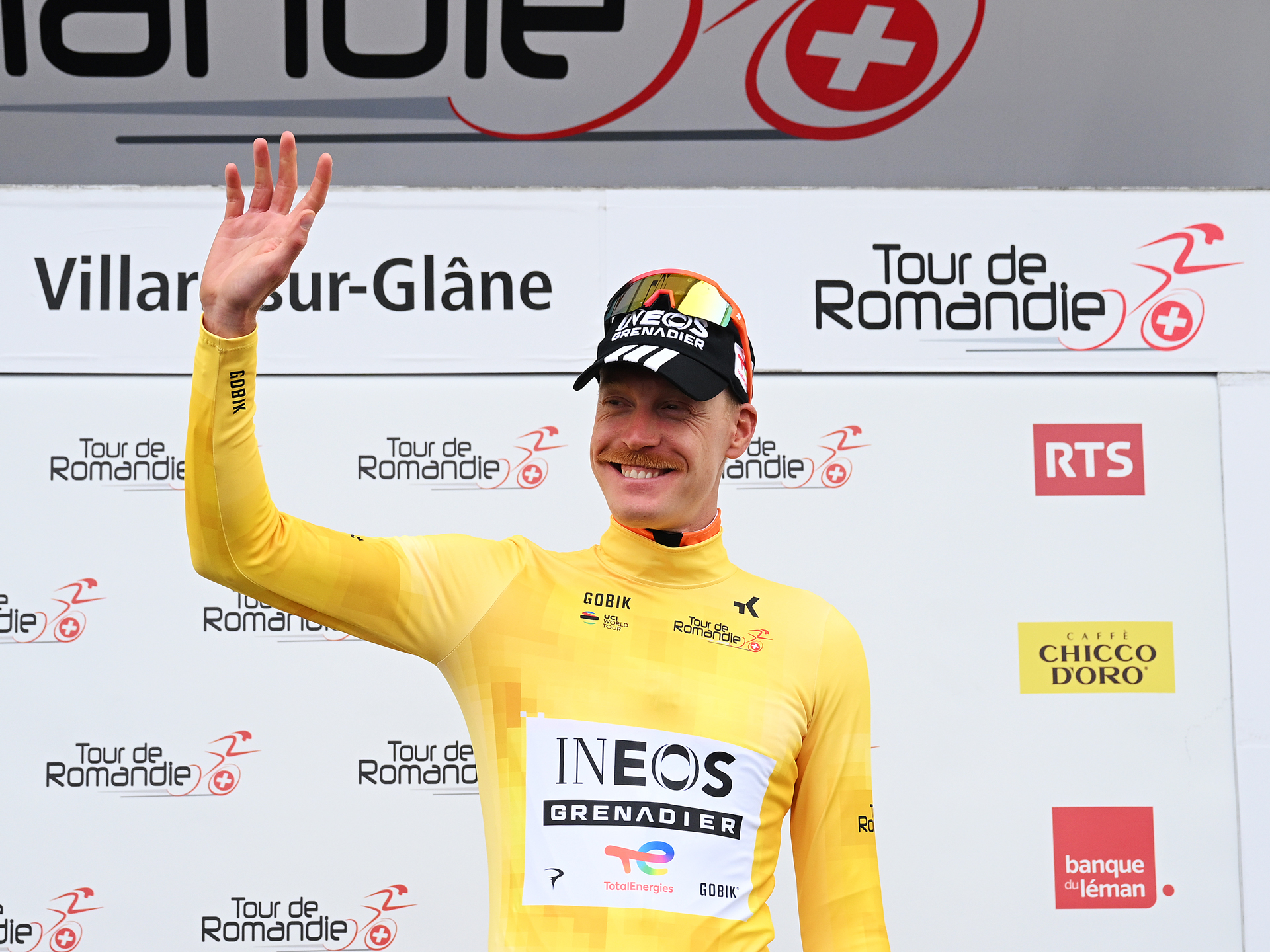 Dorian Godon é o primeiro camisola amarela do Tour de Romandie (Foto: Getty Images)