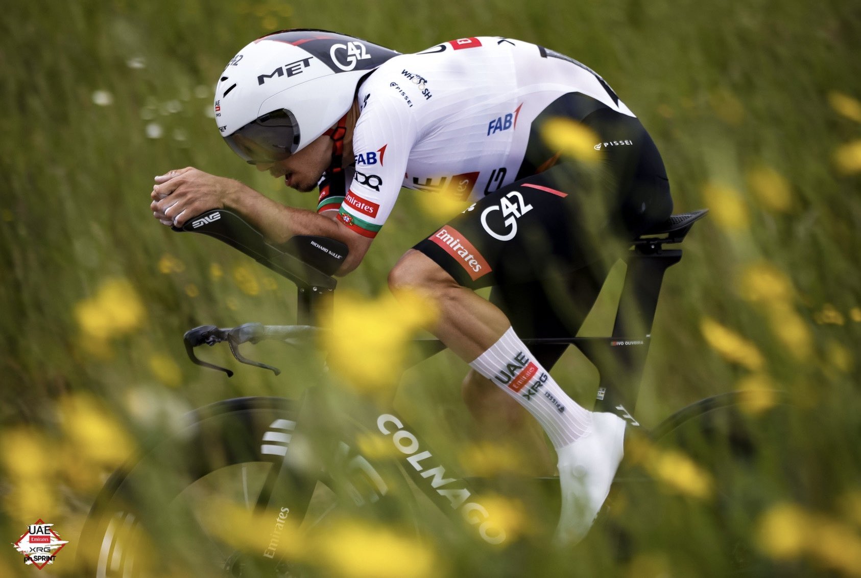 Ivo Oliveira completou o top3 do prólogo do Tour de Romandie (Foto: SprintCyclingAgency)