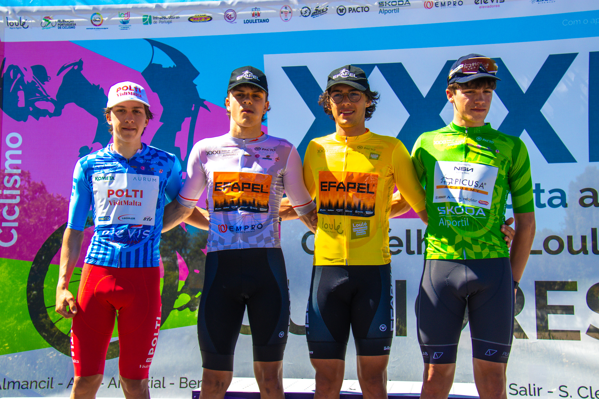 Borja Carvacho, Francisco Cardoso, Rodrigo Jesus e Rodrigo Garcia venceram as classificações da Volta ao Concelho de Loulé