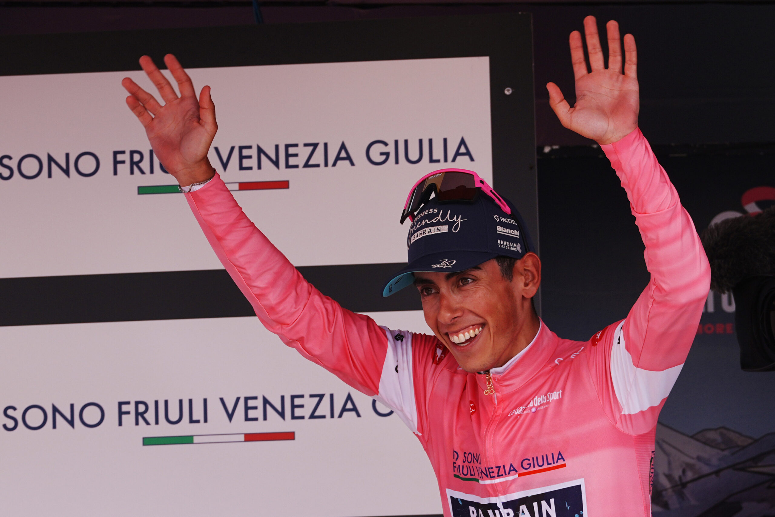 Afonso Eulálio segue o Maglia Rosa do Giro d'Italia