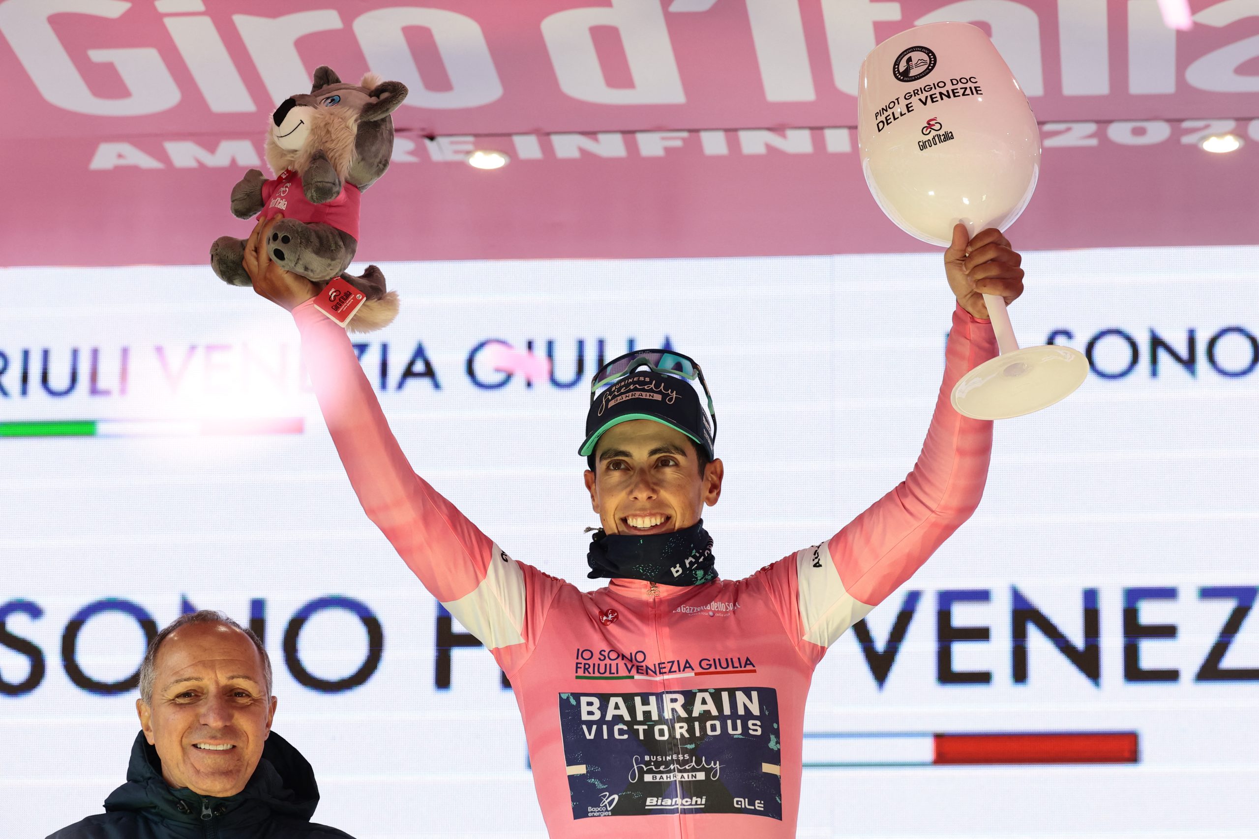 Afonso Eulálio manteve a Maglia Rosa do Giro d'Italia (Foto: Getty Images)