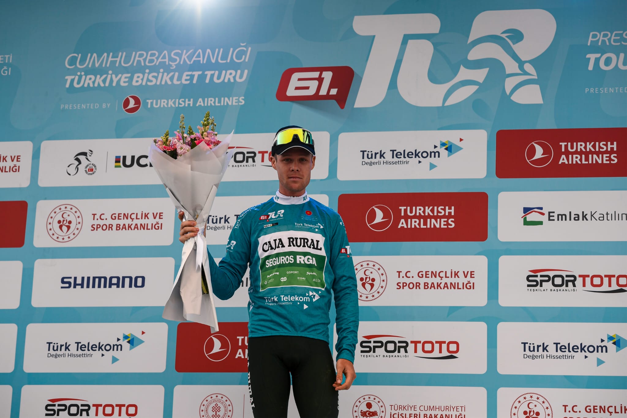 Sebastian Berwick é o novo camisola azul do Tour of Turkiye (Foto: SprintCyclingAgency)