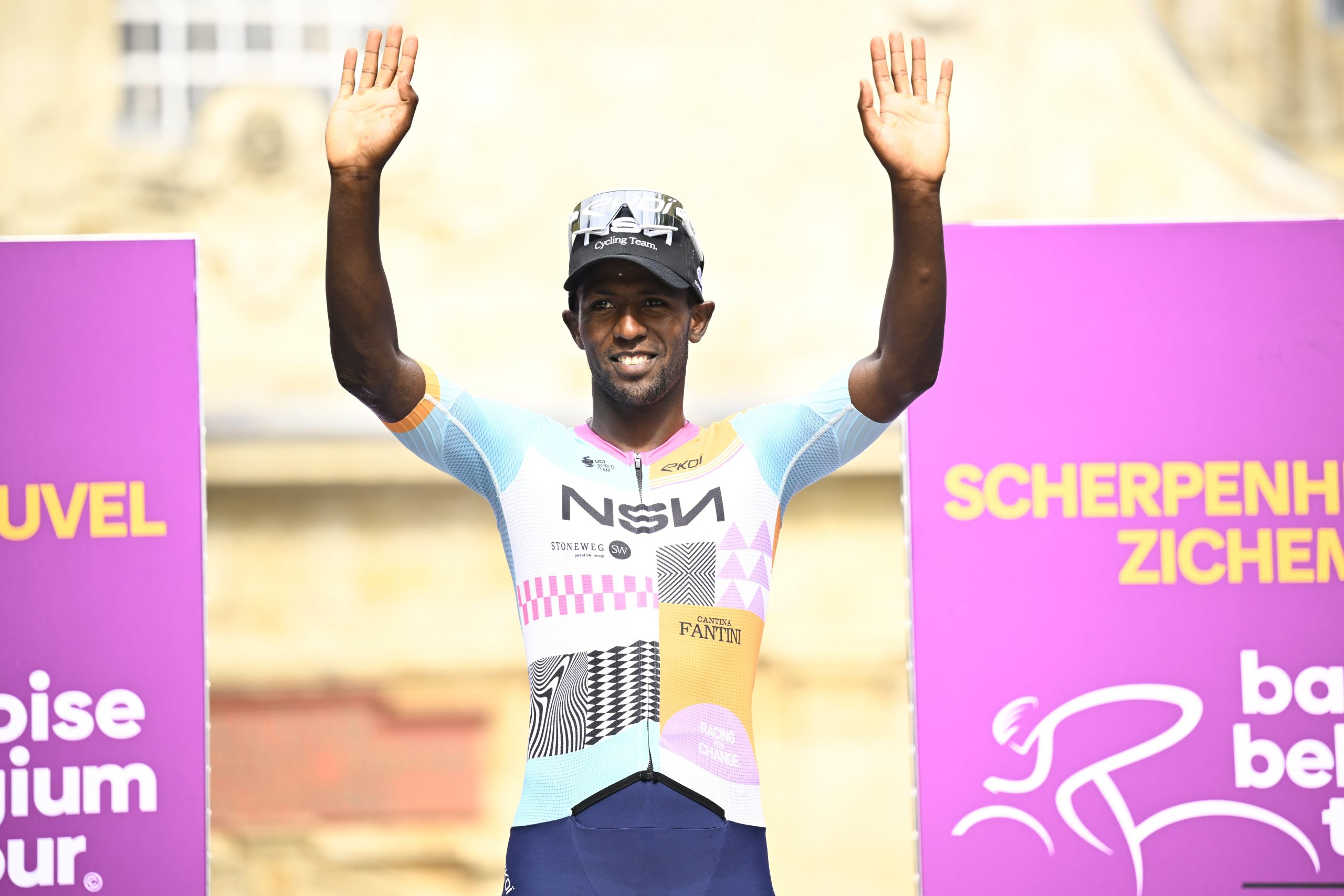 Biniam Girmay é o primeiro líder do Baloise Belgium Tour
