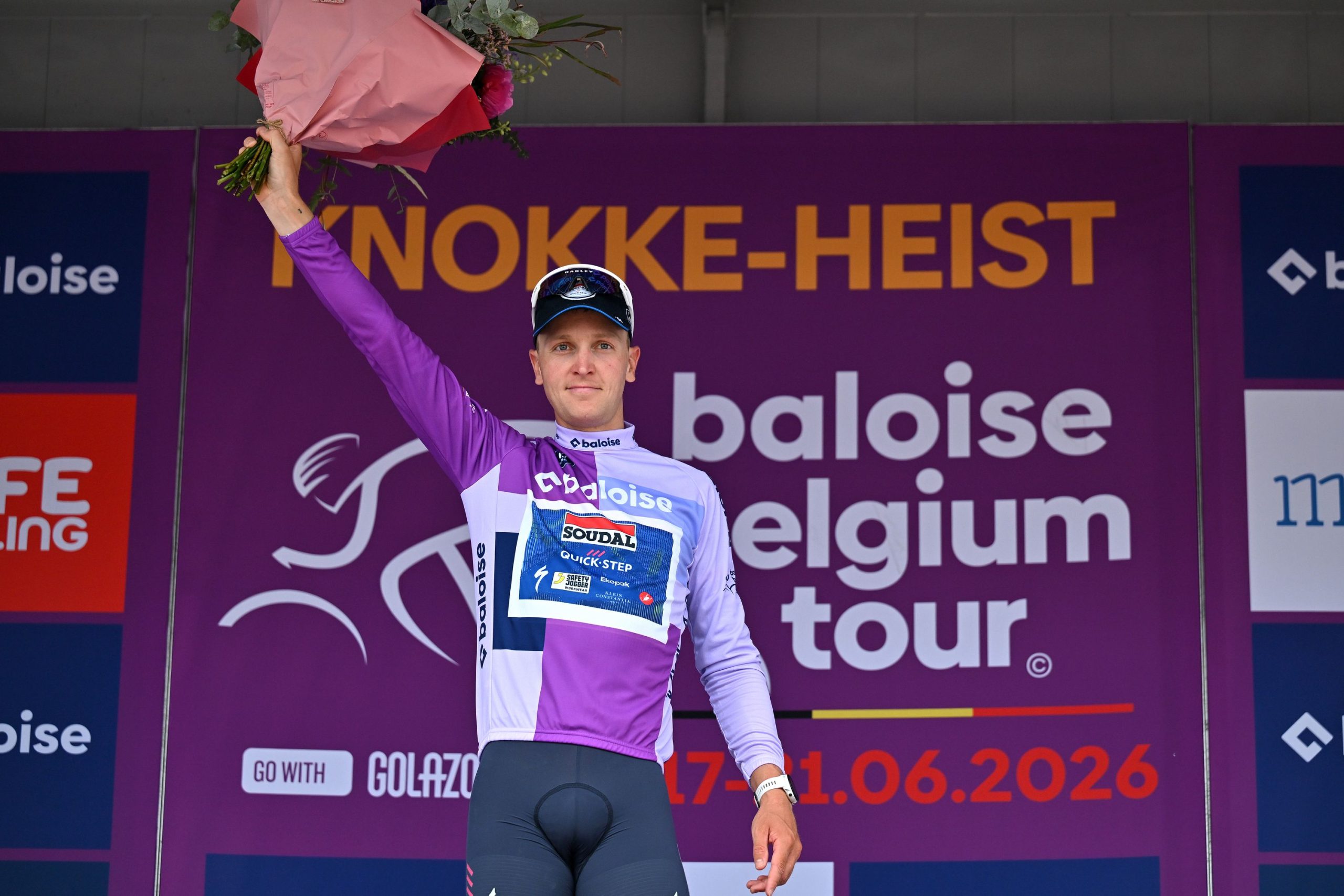 Tim Merlier é o novo camisola roxa do Baloise Belgium Tour