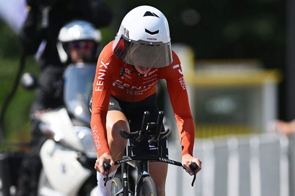Lotte Claes venceu pela primeira vez o contrarrelógio dos Campeonatos Nacionais da Bélgica (Foto: Getty Images)