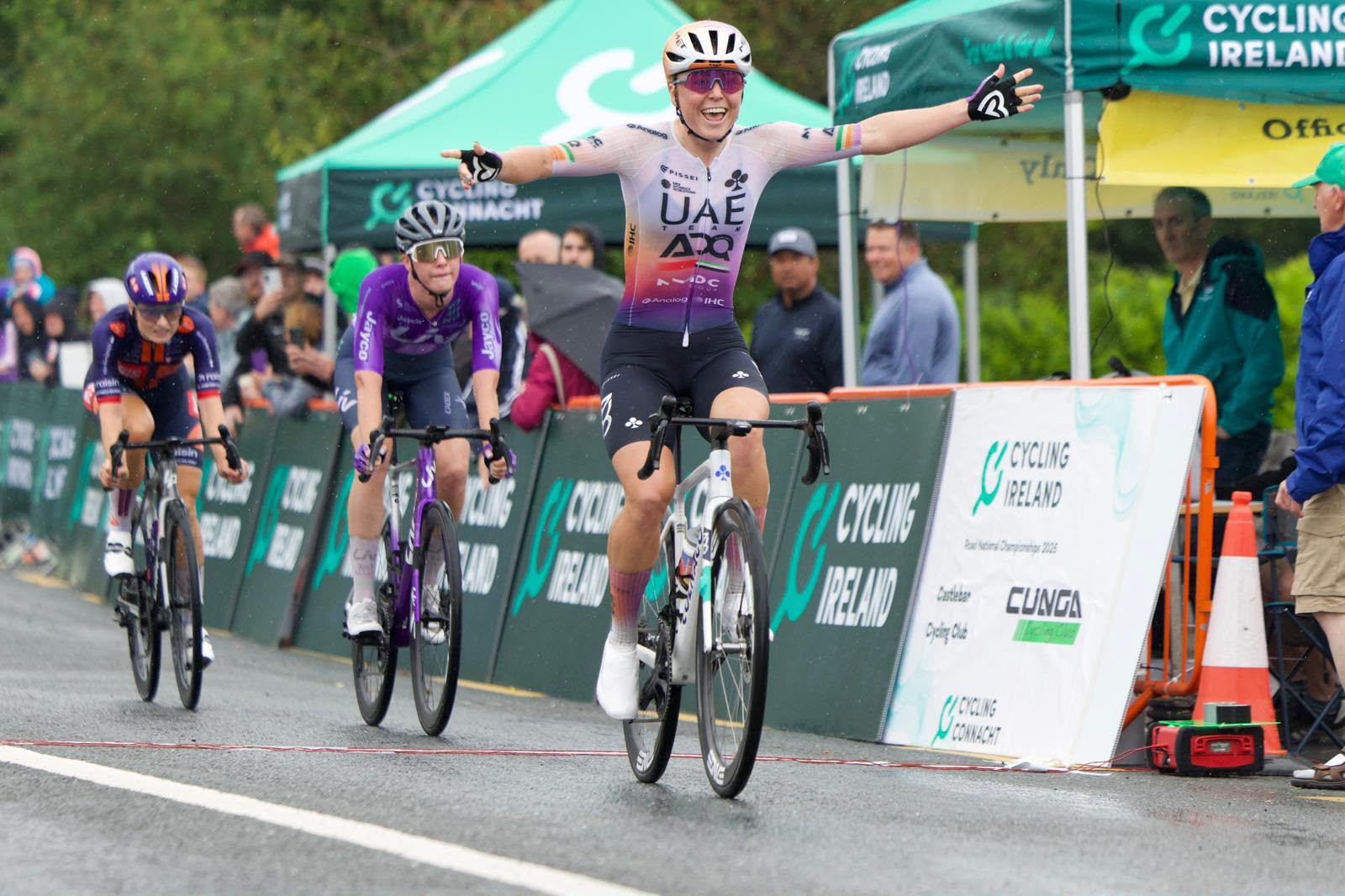 Lara Gillespie venceu pela terceira vez os Campeonatos Nacionais de Fundo da Irlanda (Foto: Cycling Ireland)