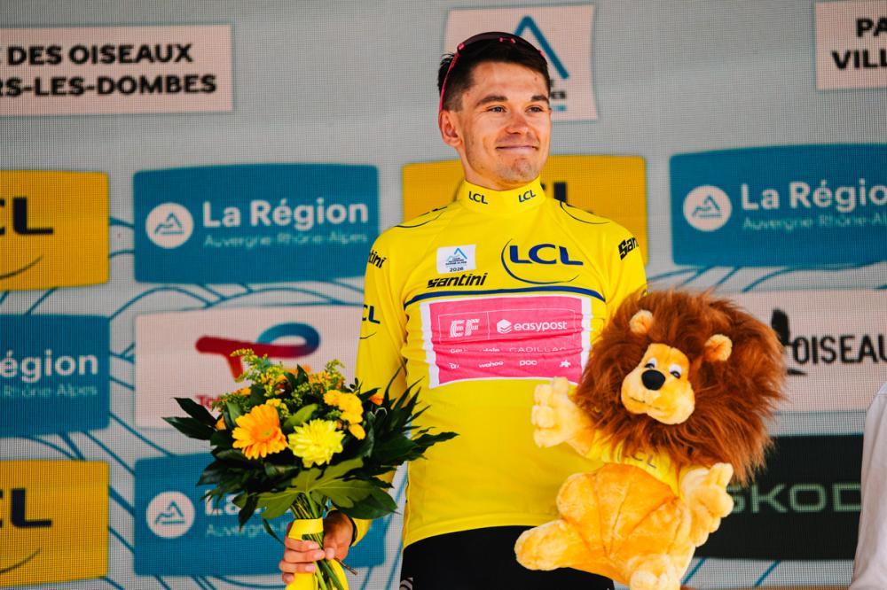 Alex Baudin manteve a camisola amarela do Tour Auvergne - Rhône-Alpes