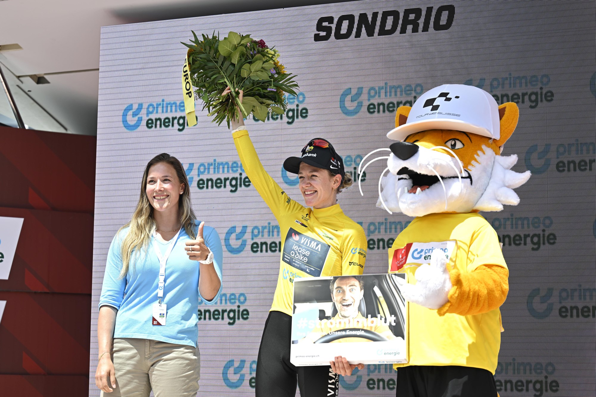 Femke De Vries é a primeira camisola amarela do Tour de Suisse Women