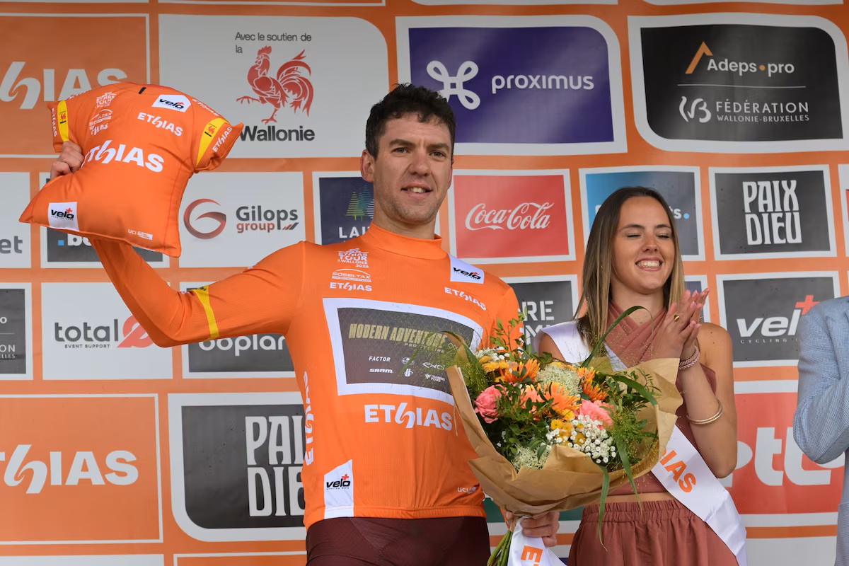 Ben Oliver é o novo camisola laranja do Tour de Wallonie (Foto: BELGA)