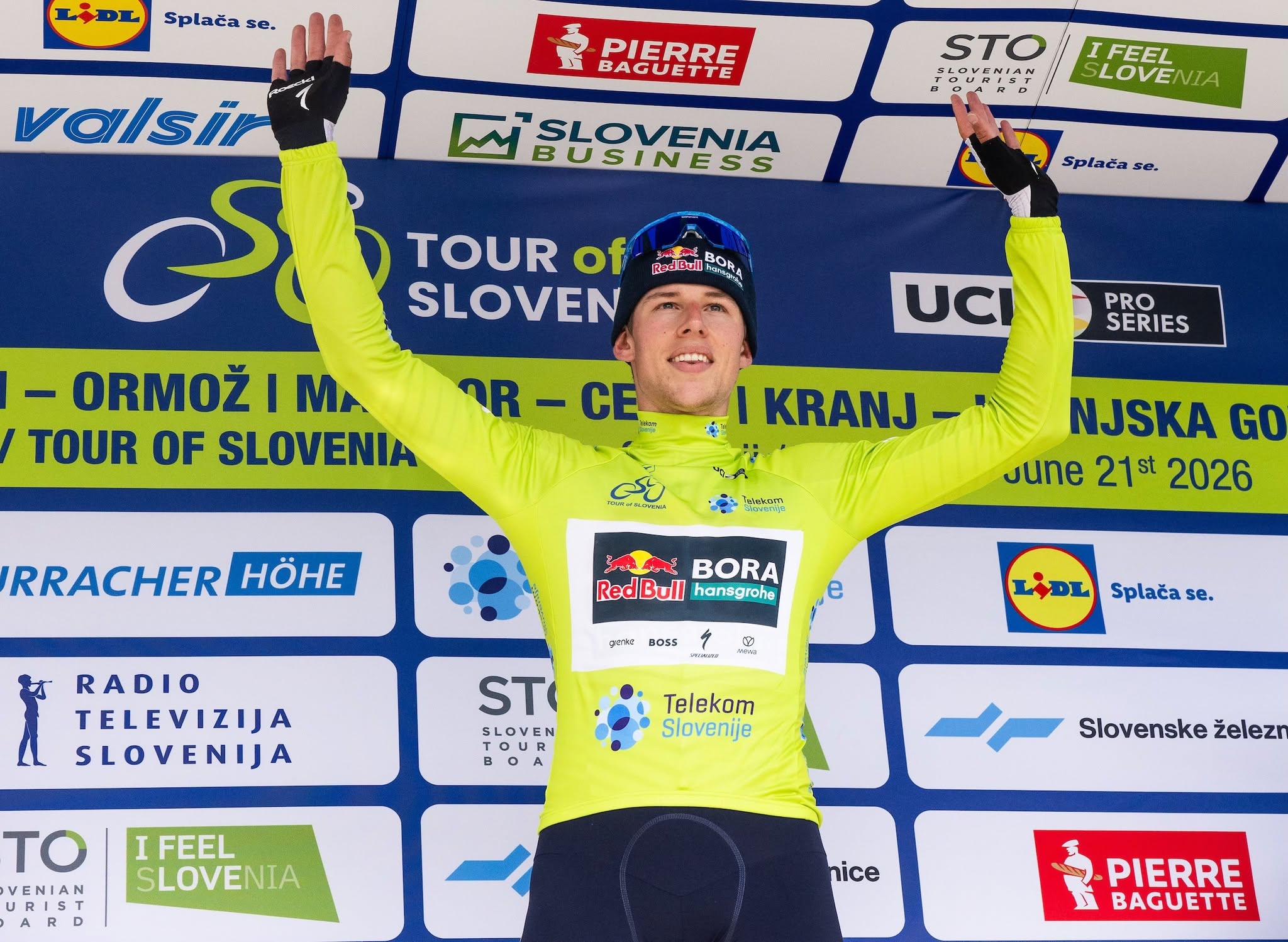 Laurence Pithie é o primeiro camisola verde do Tour of Slovenia