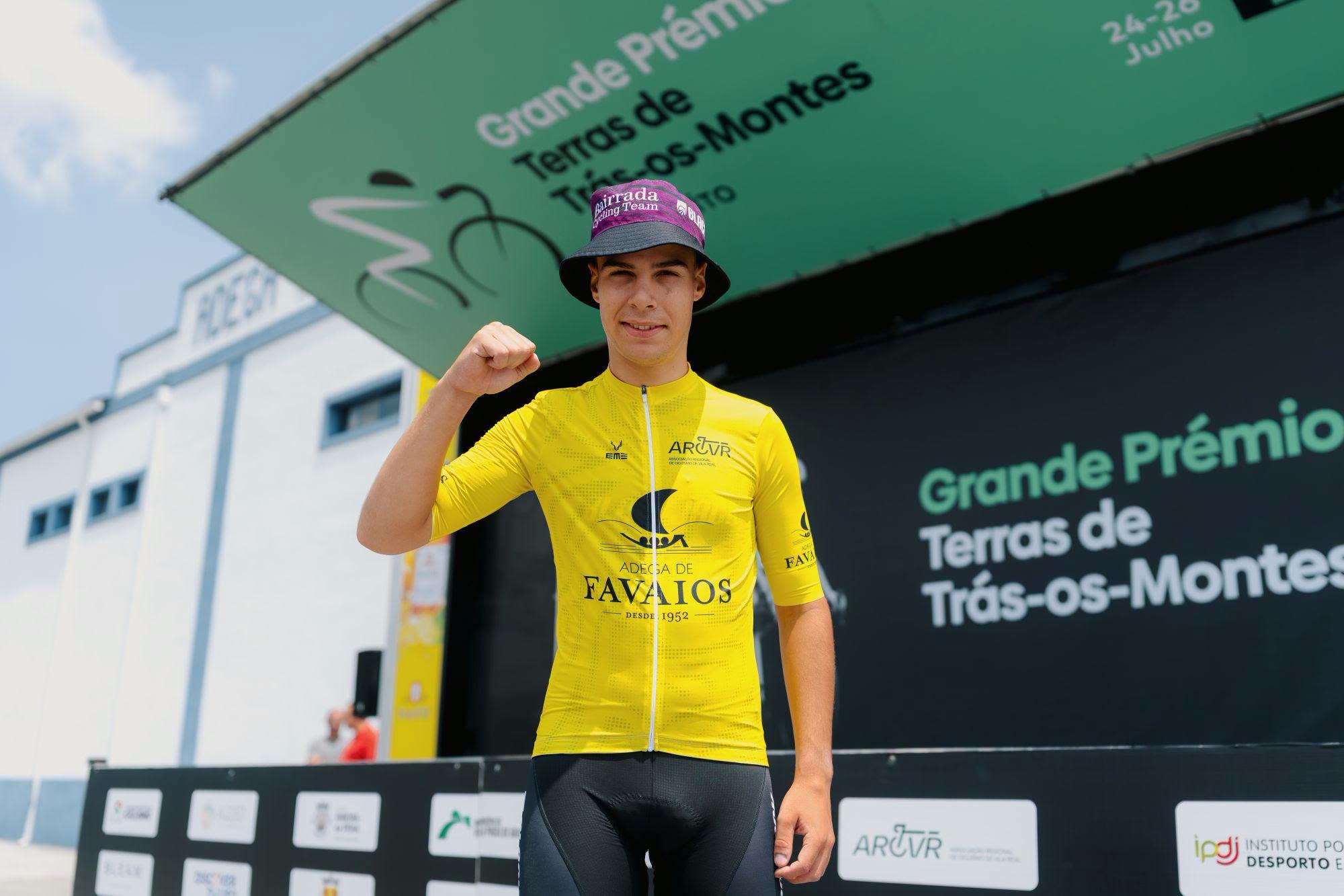 Rodrigo Conceição é o novo camisola amarela, após a etapa 2 do GP Terras de Trás-os-Montes