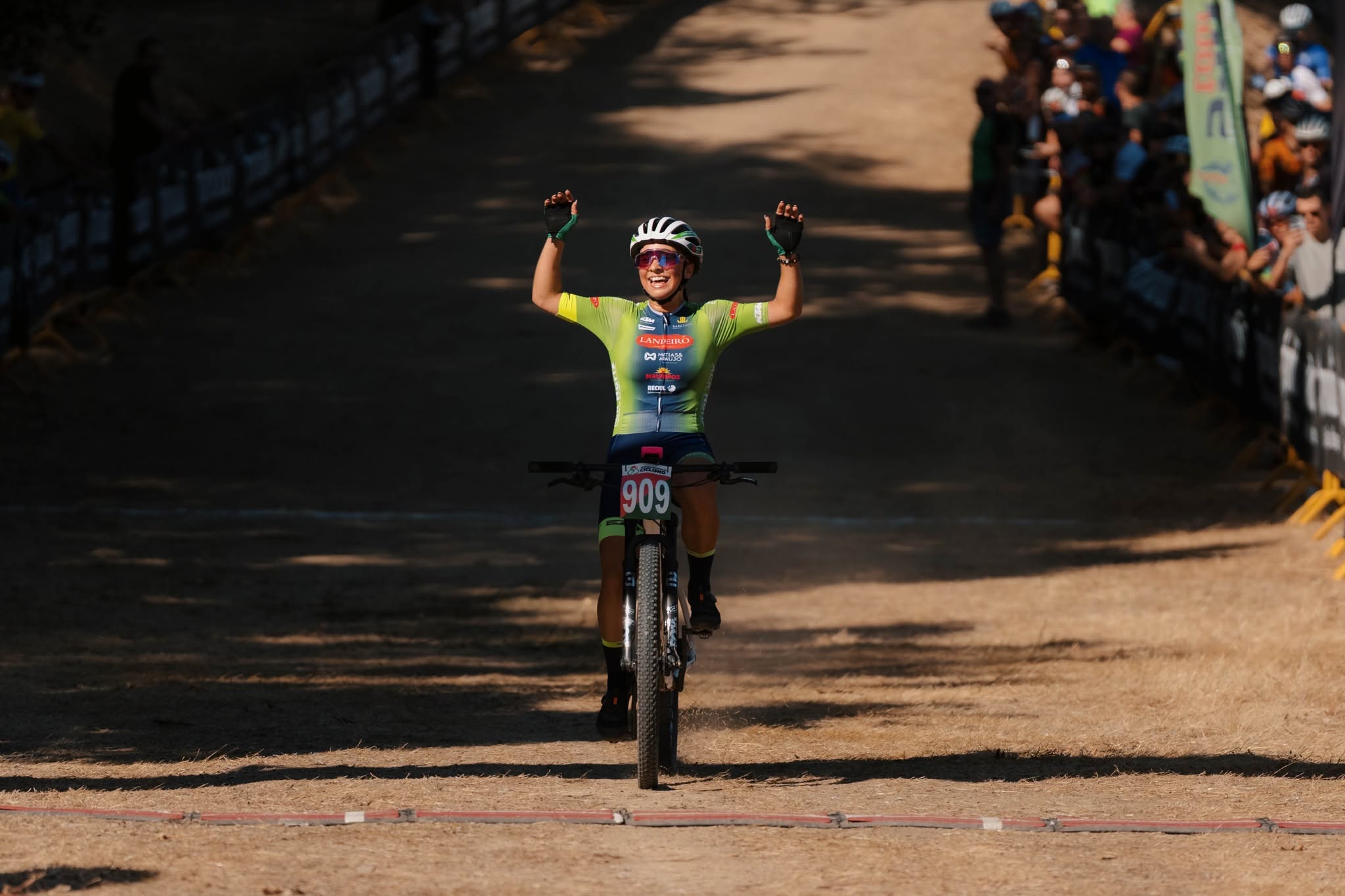 Mariana Peixoto dominou a corrida de XCC das cadetes femininas no Fundão