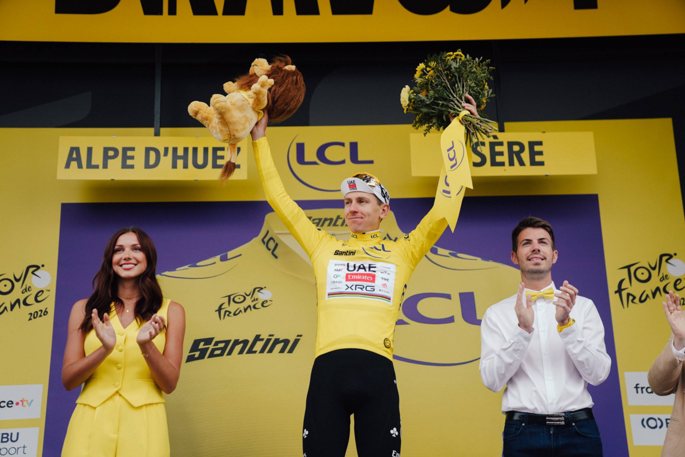 Tadej Pogacar garantiu a conquista da camisola amarela do Tour de France