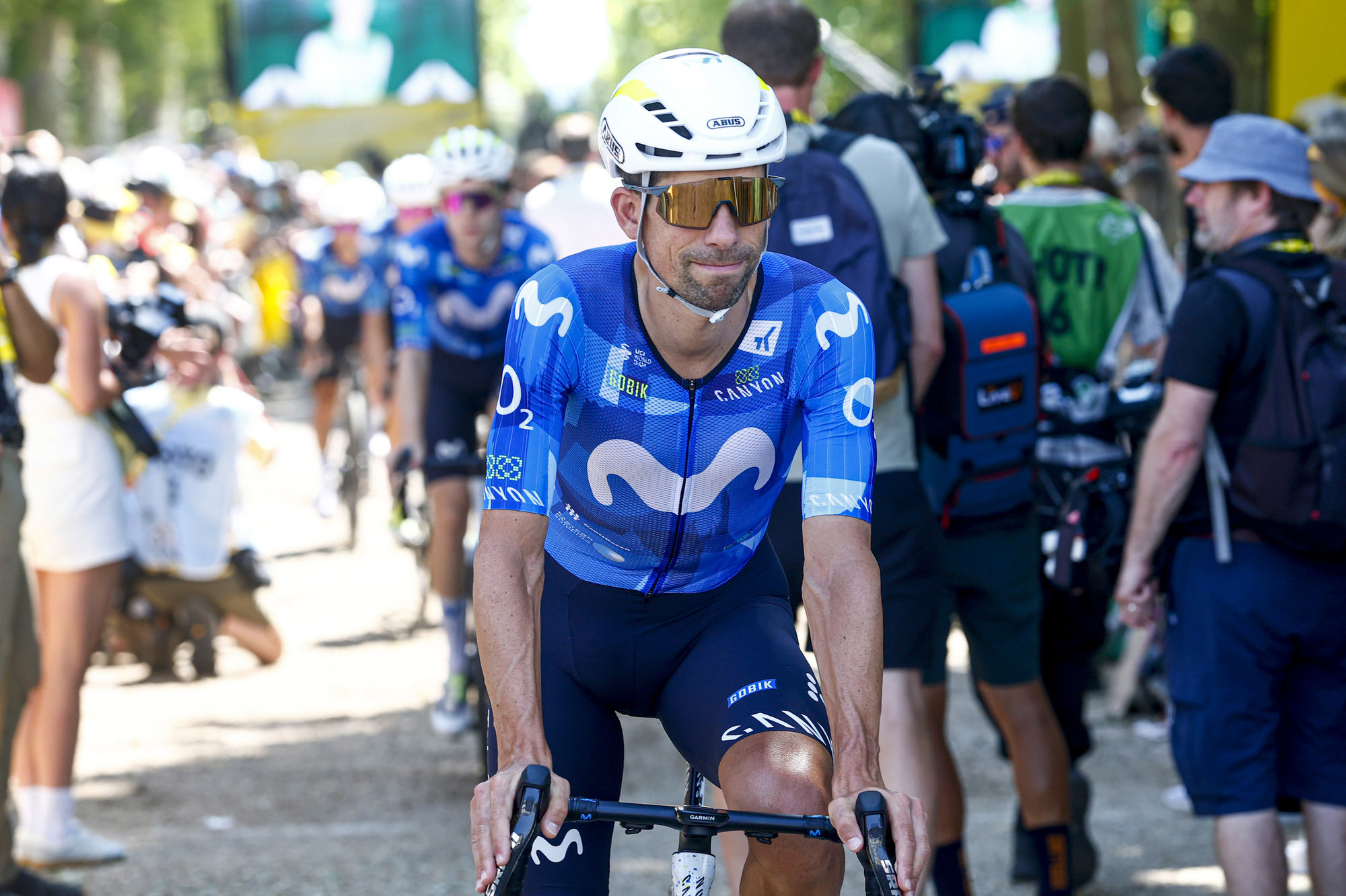 O português Nelson Oliveira fez também história nesta edição do Tour de France (Foto: SprintCyclingAgency)