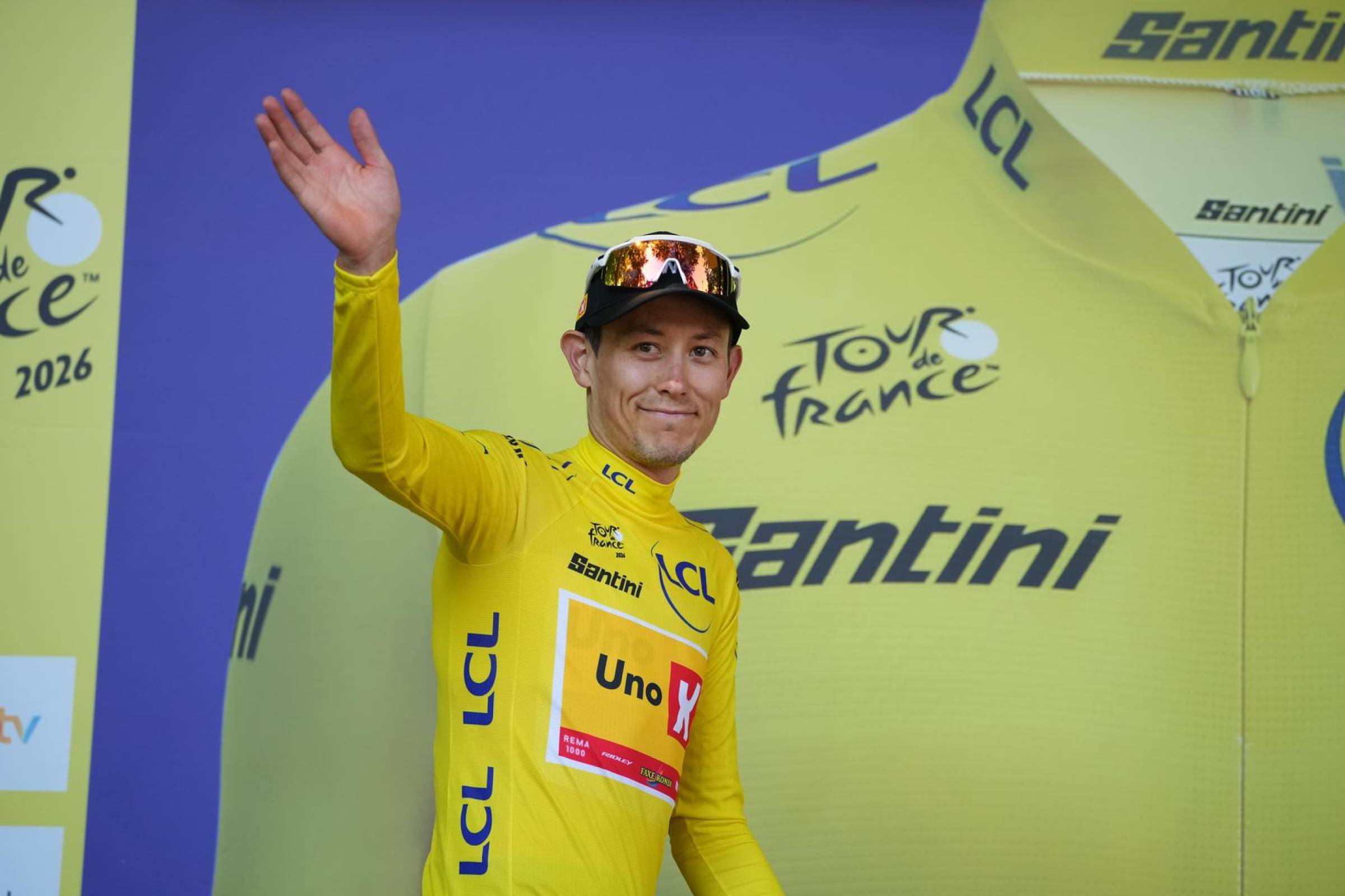 Torstein Traeen é o novo camisola amarela do Tour de France (Foto: ASO)