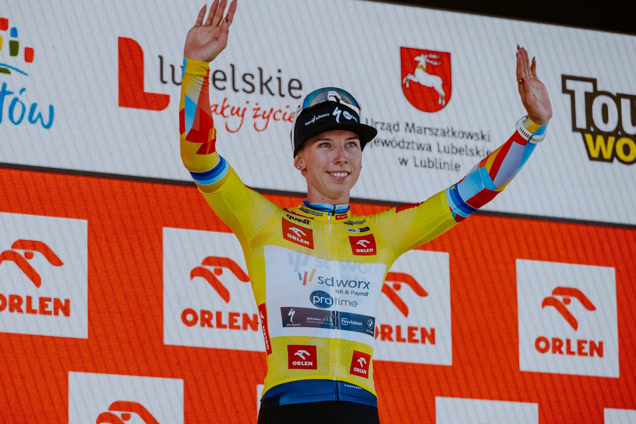 Lorena Wiebes segue a camisola amarela do Tour de Pologne Women