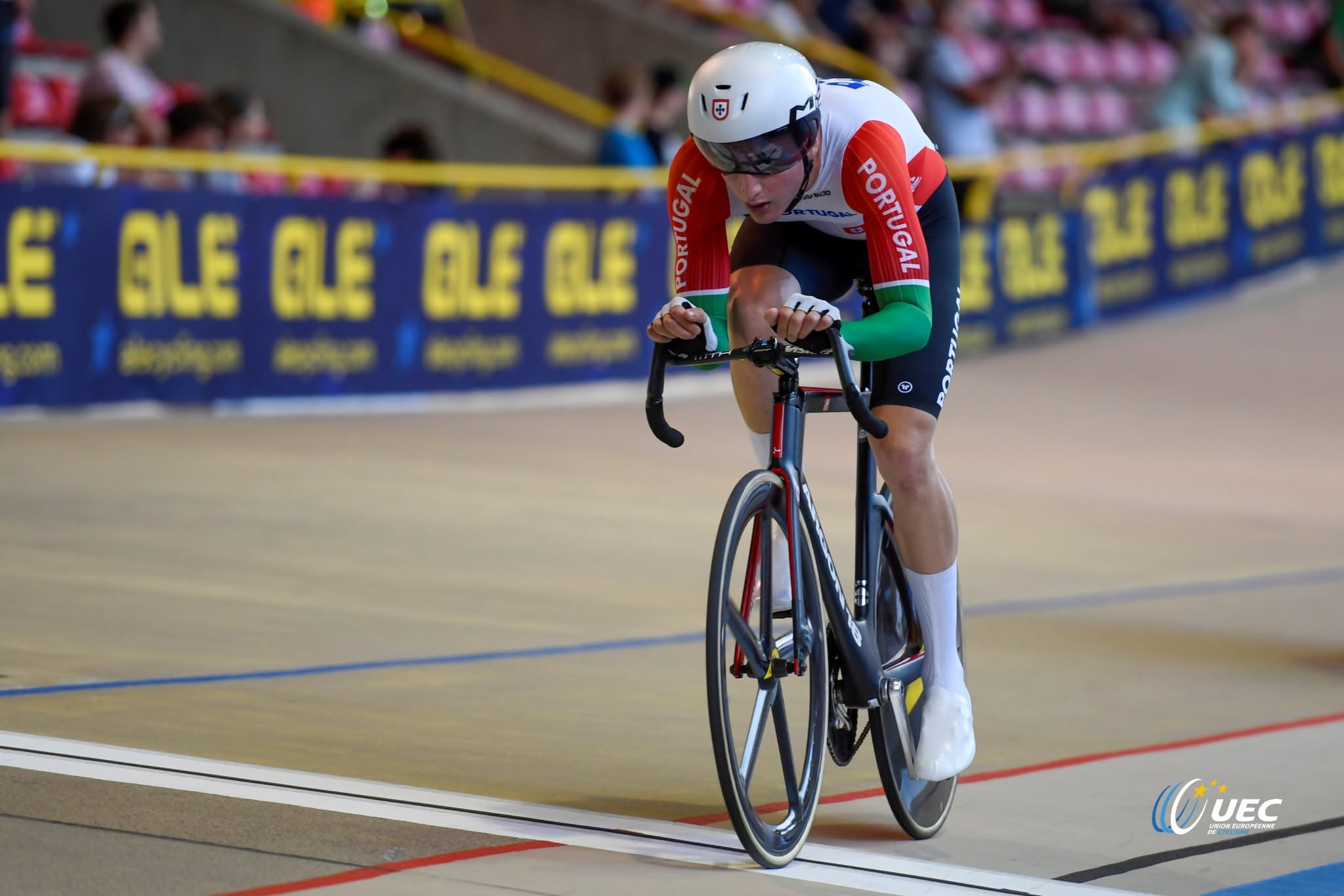 Gabriel Baptista no Omnium Sub-23 nos Campeonatos da Europa de Pista em Cottbus
