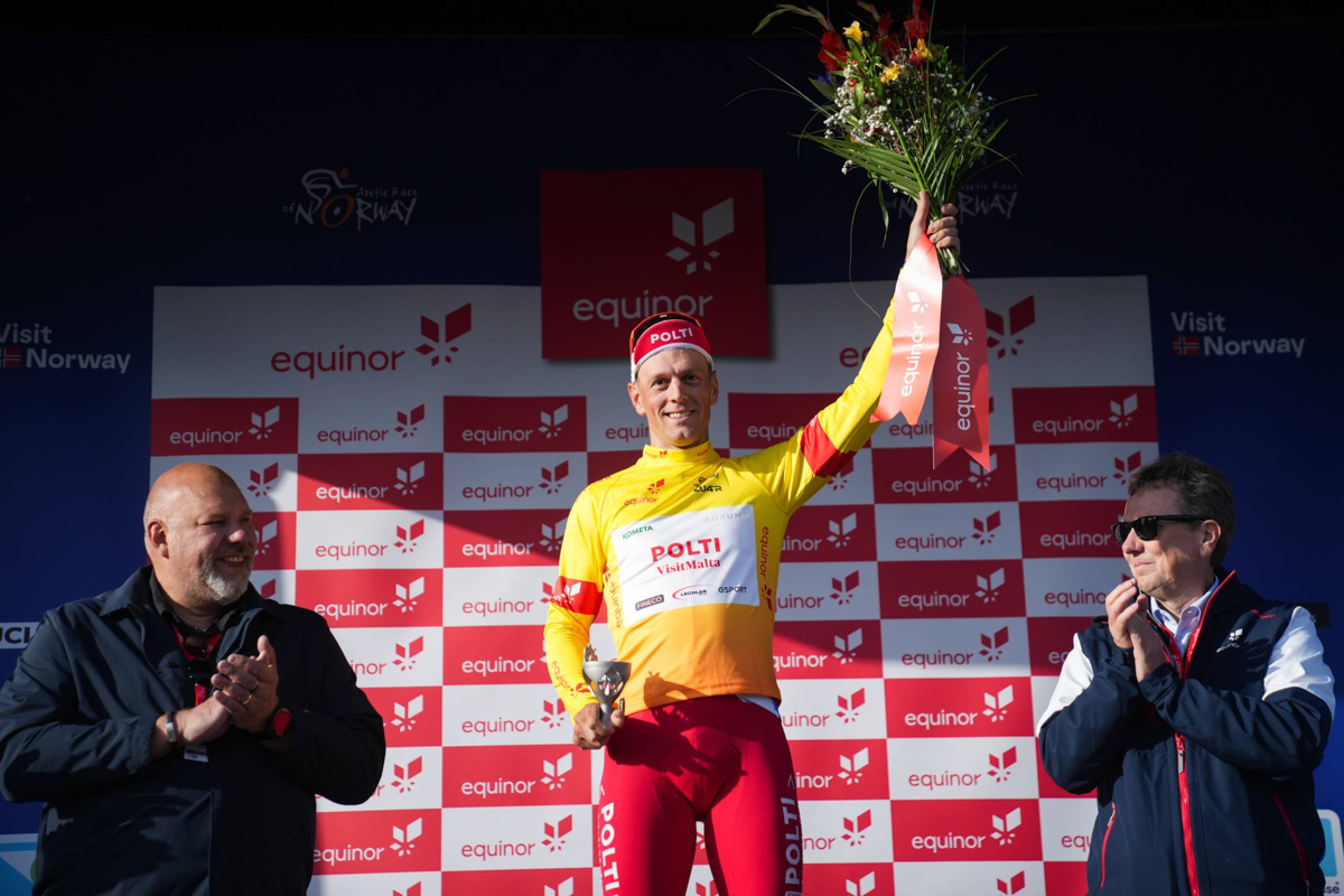 Giovanni Lonardi é o primeiro camisola amarela da Arctic Race of Norway