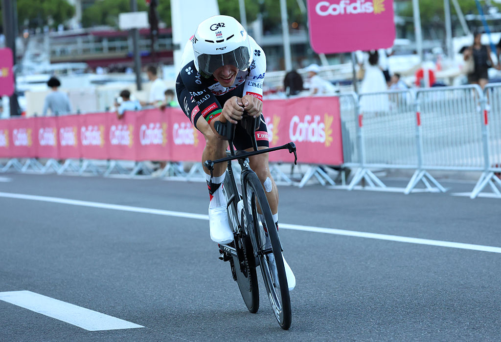 João Almeida deu boas indicações no contrarrelógio inicial da La Vuelta (Foto: Getty Images)