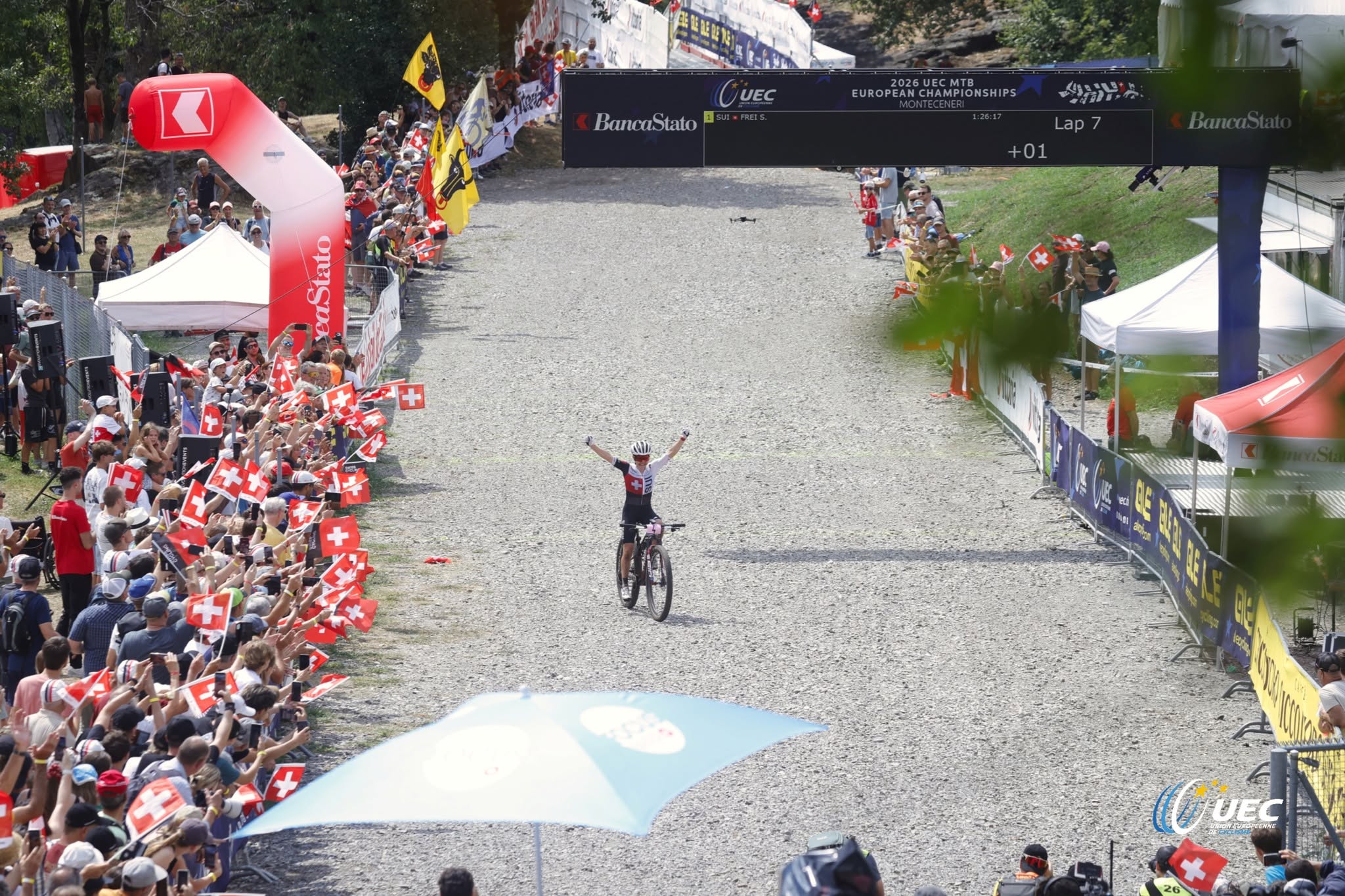Sina Frei fez a dobradinha nestes Campeonatos da Europa em Monteceneri