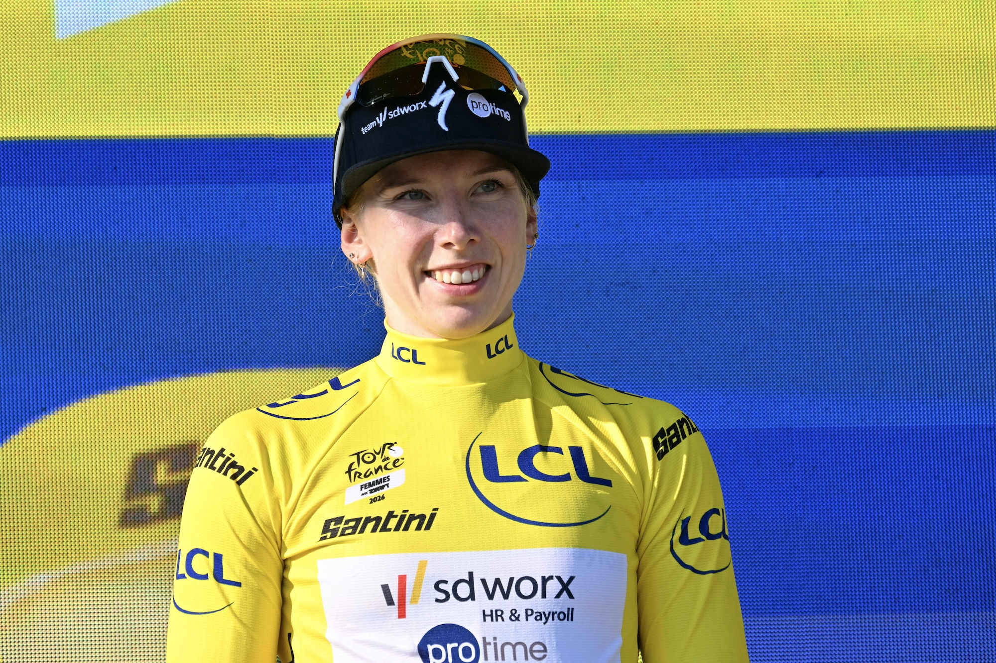 Lorena Wiebes é a primeira camisola amarela do 5º Tour de France Femmes