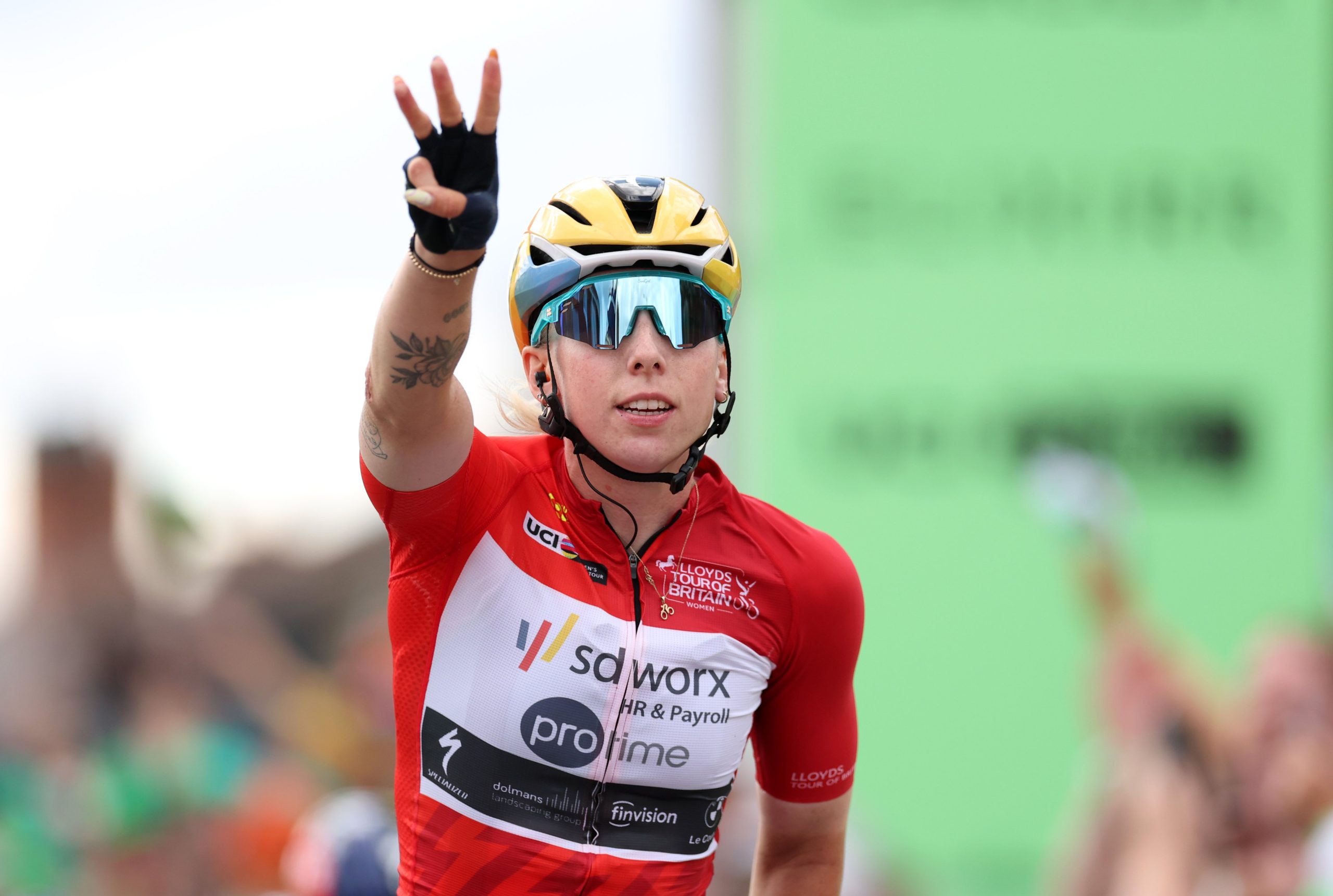 Lorena Wiebes faz o hat-trick na etapa 4 do Tour of Britain Women!