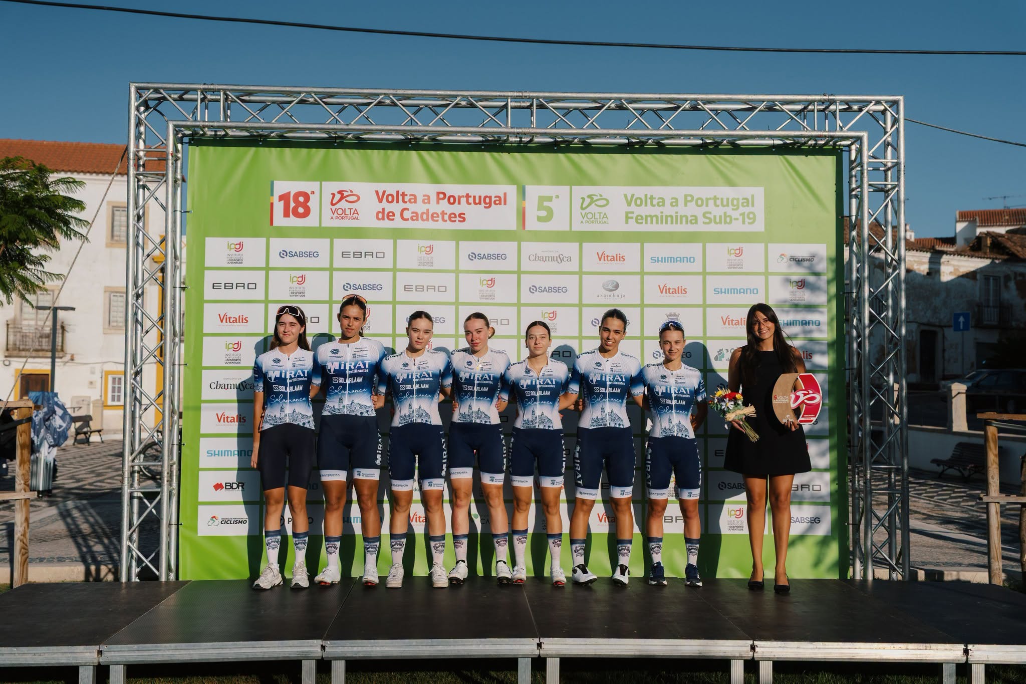 Mirat Cycling Team vence etapa 1 da Volta a Portugal Feminina Sub-19! Vega Iglesias é a primeira líder da geral!