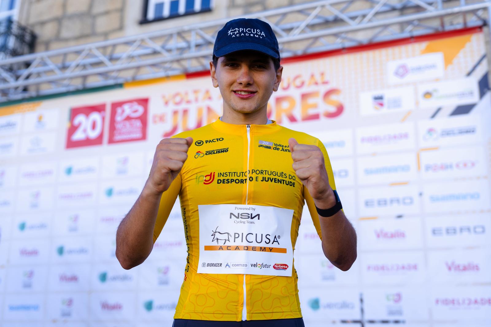 Dimas Mota é o novo camisola amarela da Volta a Portugal de Juniores