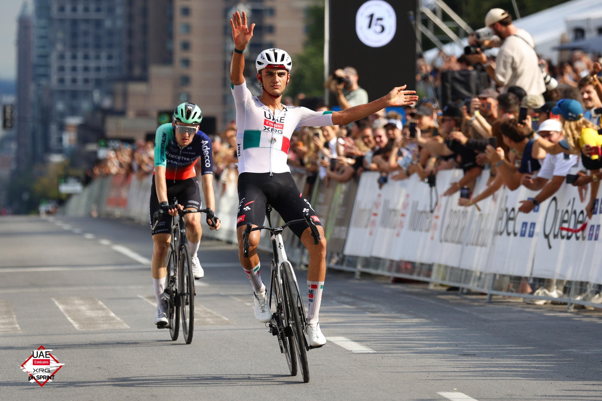 Isaac Del Toro dá o 5º triunfo à UAE Team Emirates – XRG no GP Montreal! Afonso Eulálio foi 9º!