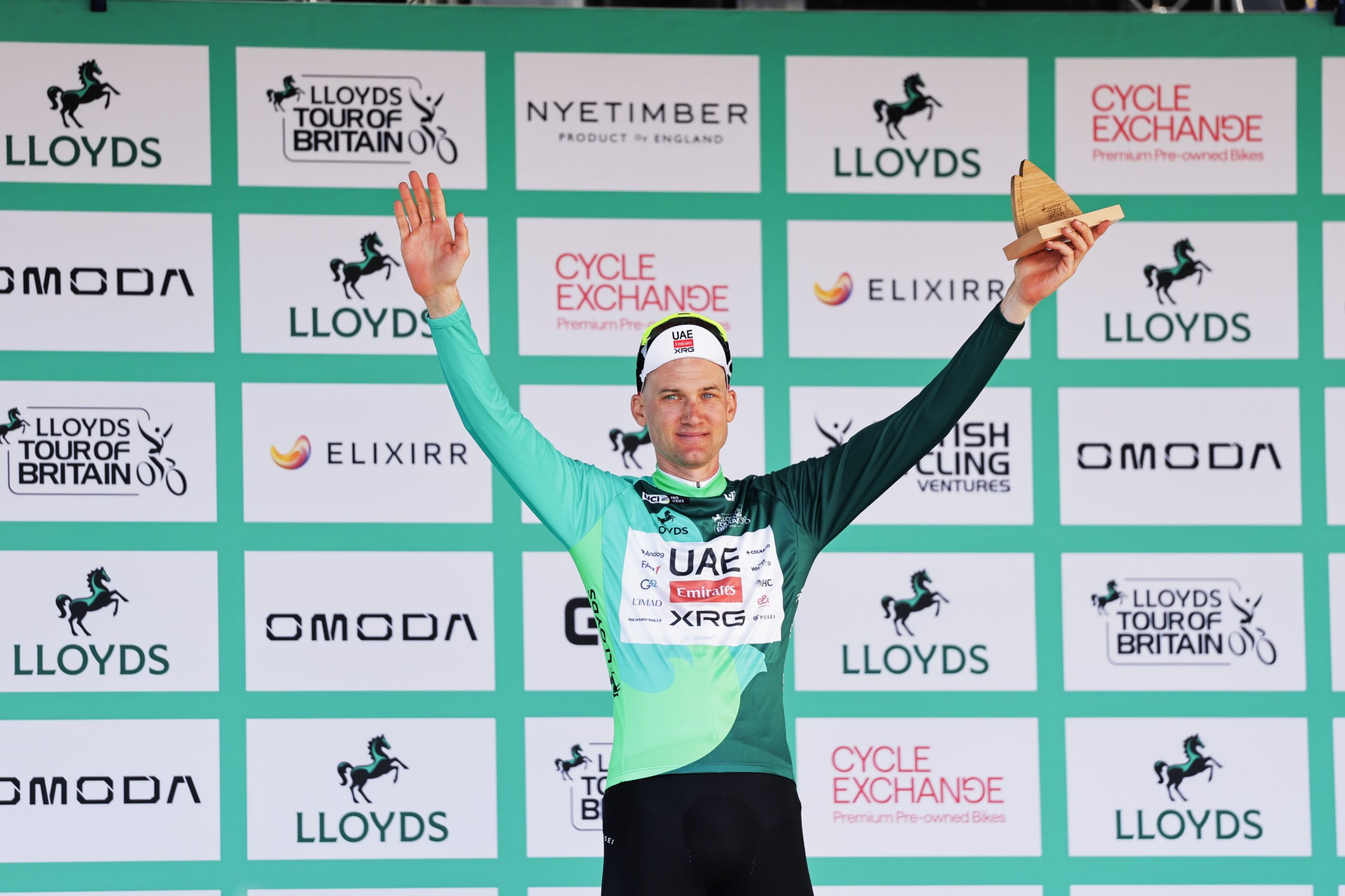 Tim Wellens é o novo camisola verde do Tour of Britain (Foto: UAE Team Emirates - XRG)