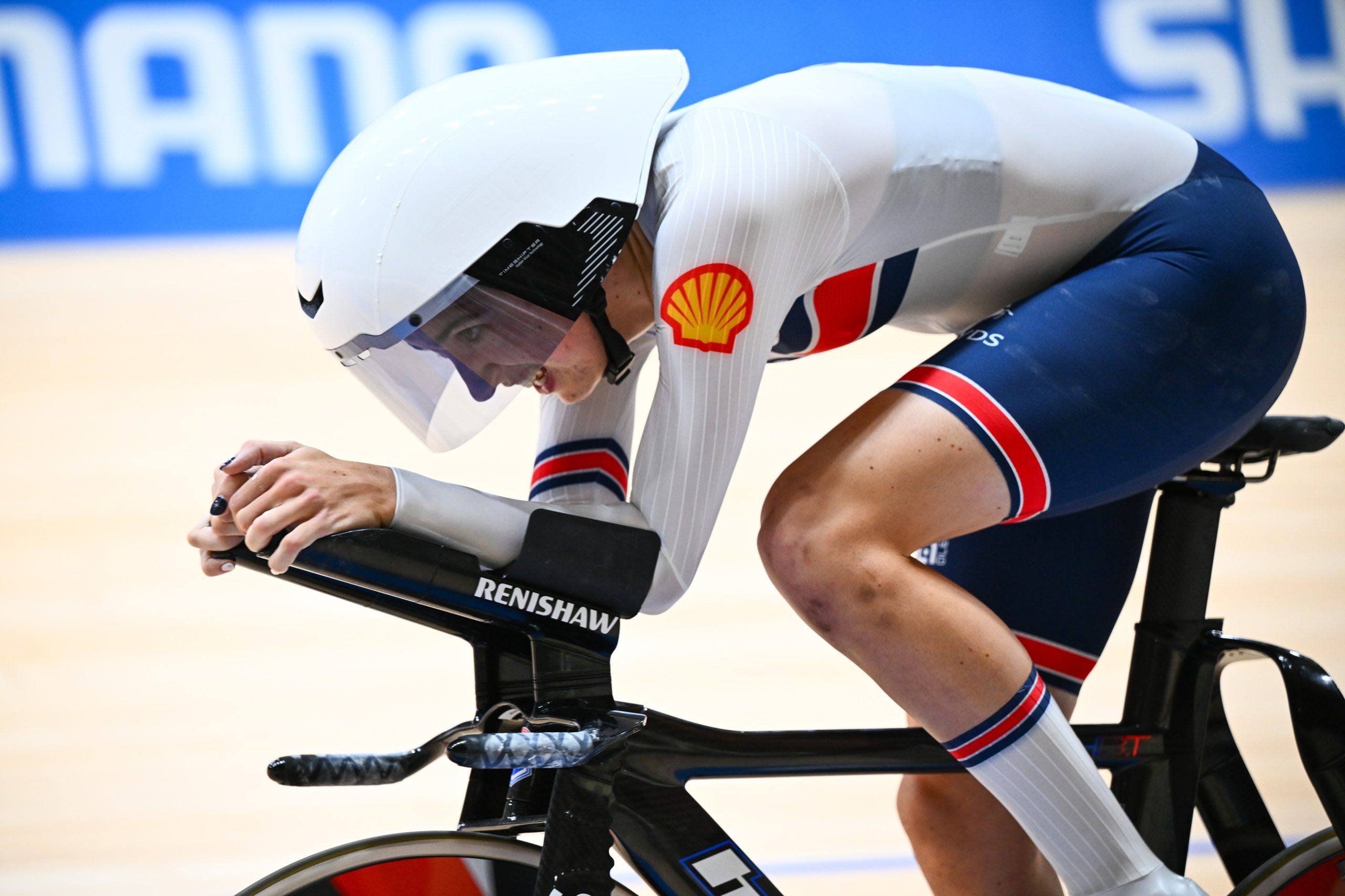 Millie Couzens conquistou o seu segundo Ouro na sua estreia em Campeonatos do Mundo de Pista (Foto: British Cycling)