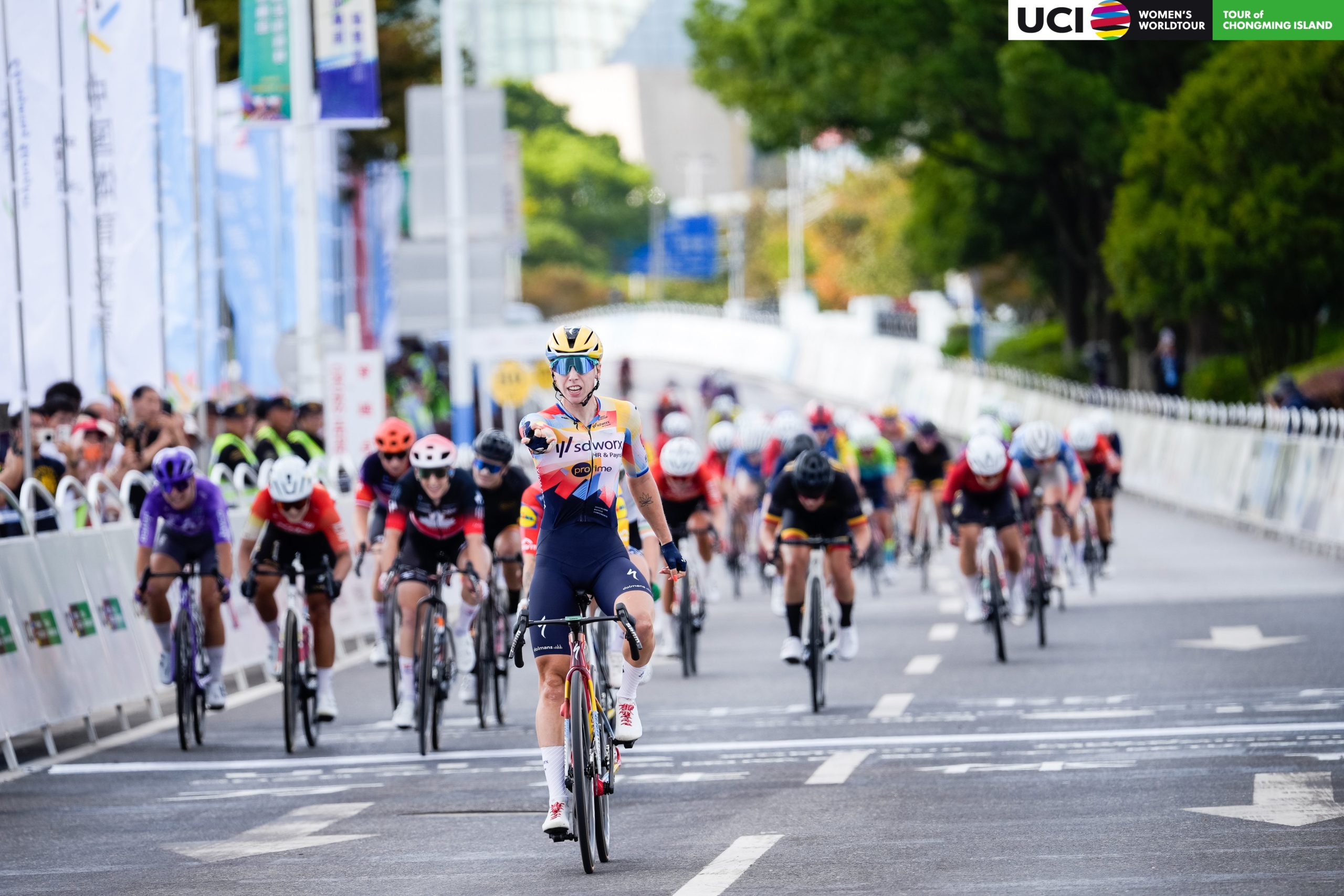 Lorena Wiebes em busca do “bis” na etapa 2 do Tour of Chongming Island!